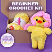 BEGINNER Amigurumi DUCK Crochet Kit, Easy Starter Crochet Kit, Amigurumi Kit, Plush Duck, Toy Duck, Learn How To Crochet Kit, Amigurumi Duck