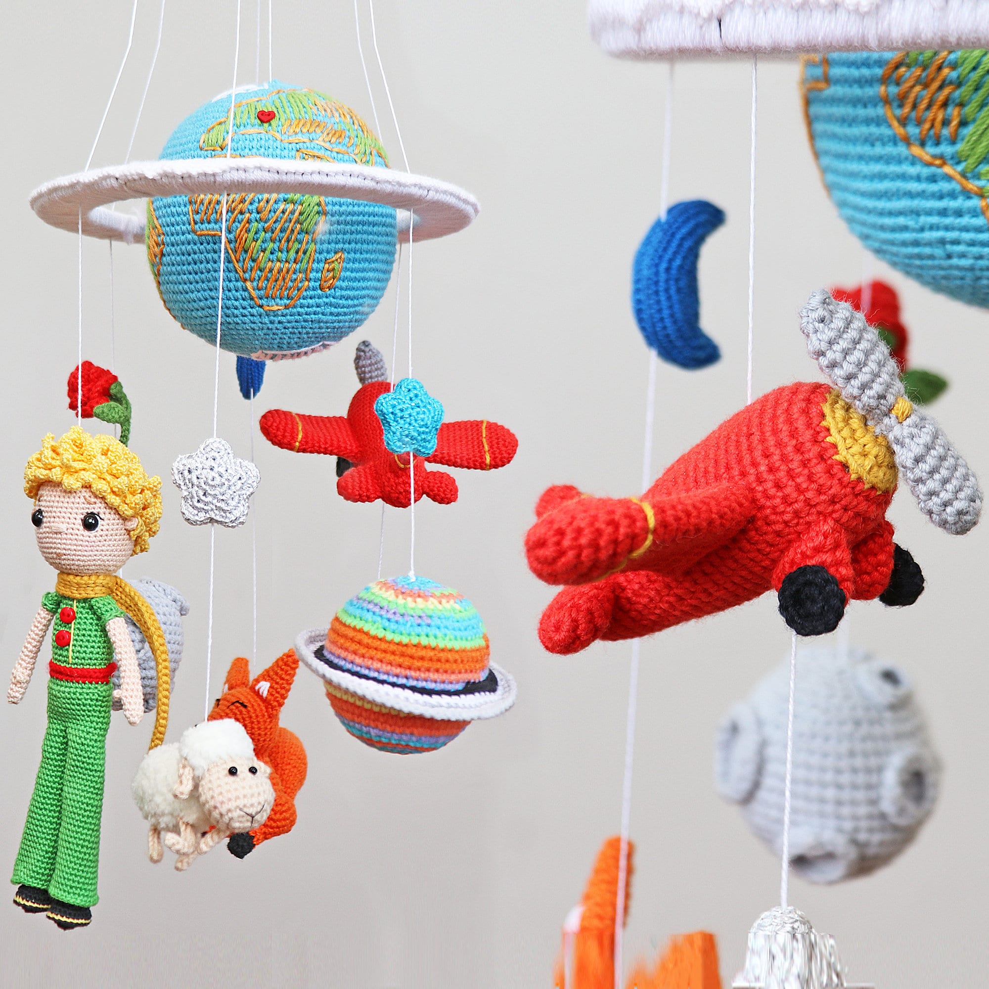 NURSERY MOBILE Crochet Pattern (skill level advanced)