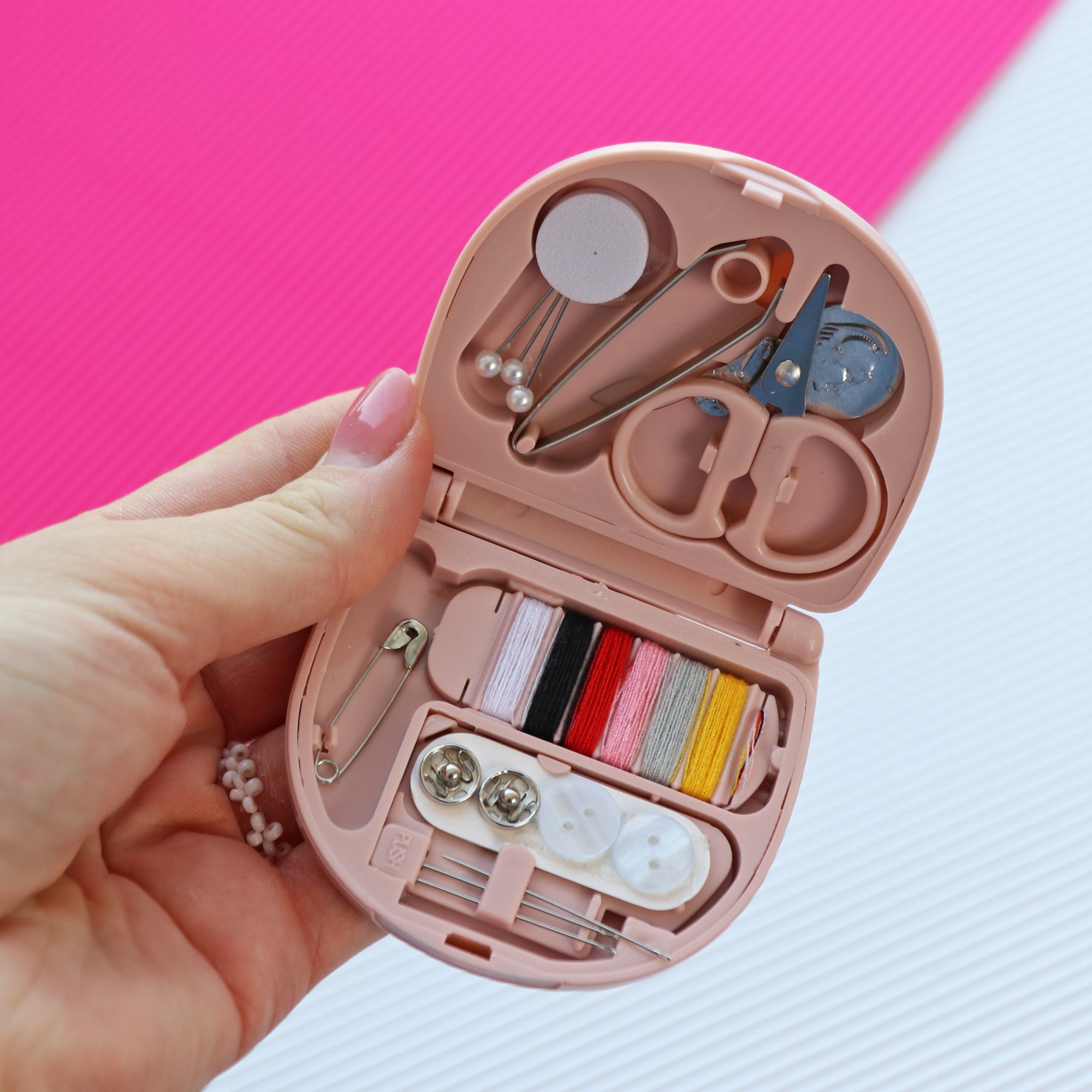 MINI SEWING KIT, Sewing Kits Travel Size, Emergency Sewing Kit, Sewers Starter Gift, Sewing Kits Tool for Travel Use, Gift for Her