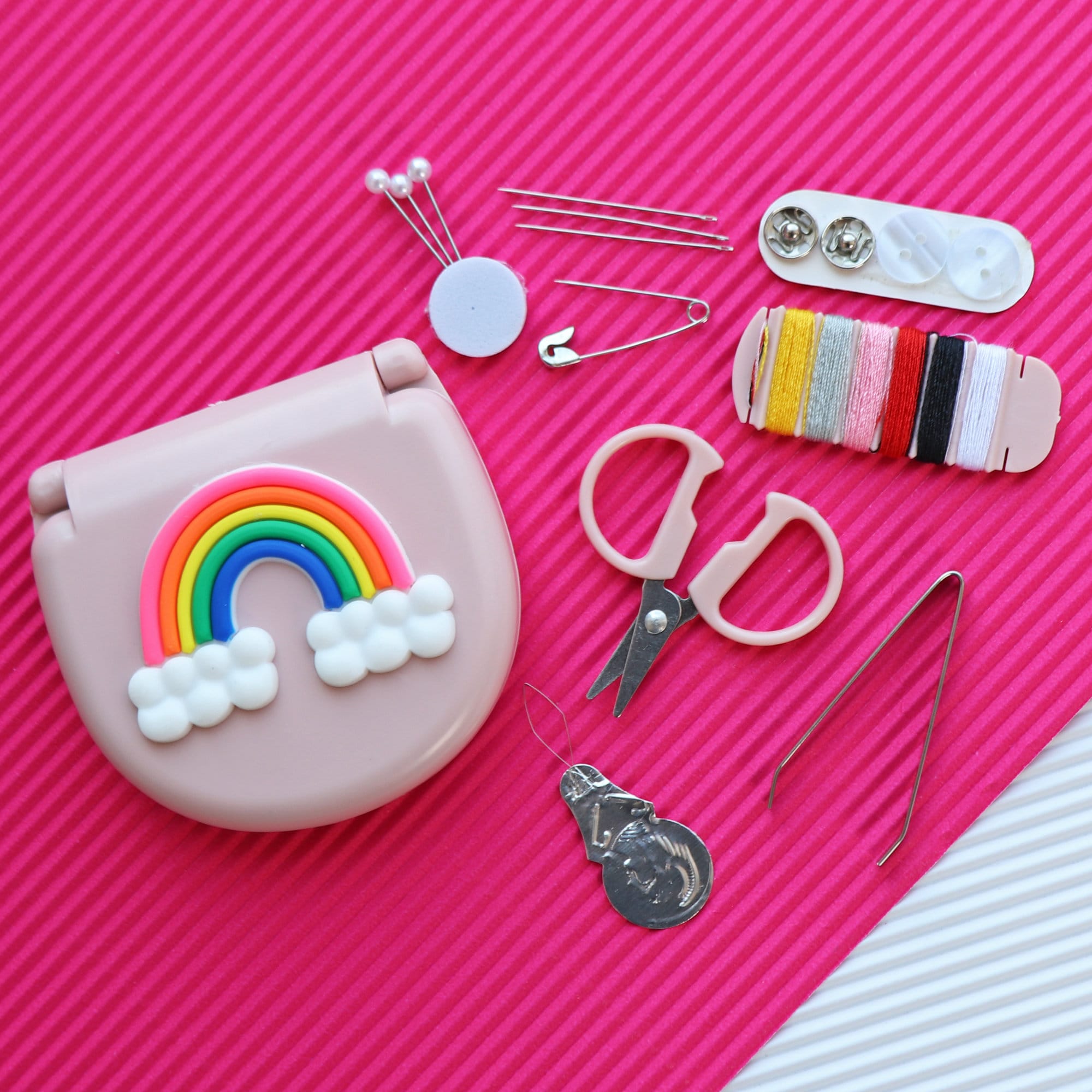 MINI SEWING KIT, Sewing Kits Travel Size, Emergency Sewing Kit, Sewers Starter Gift, Sewing Kits Tool for Travel Use, Gift for Her