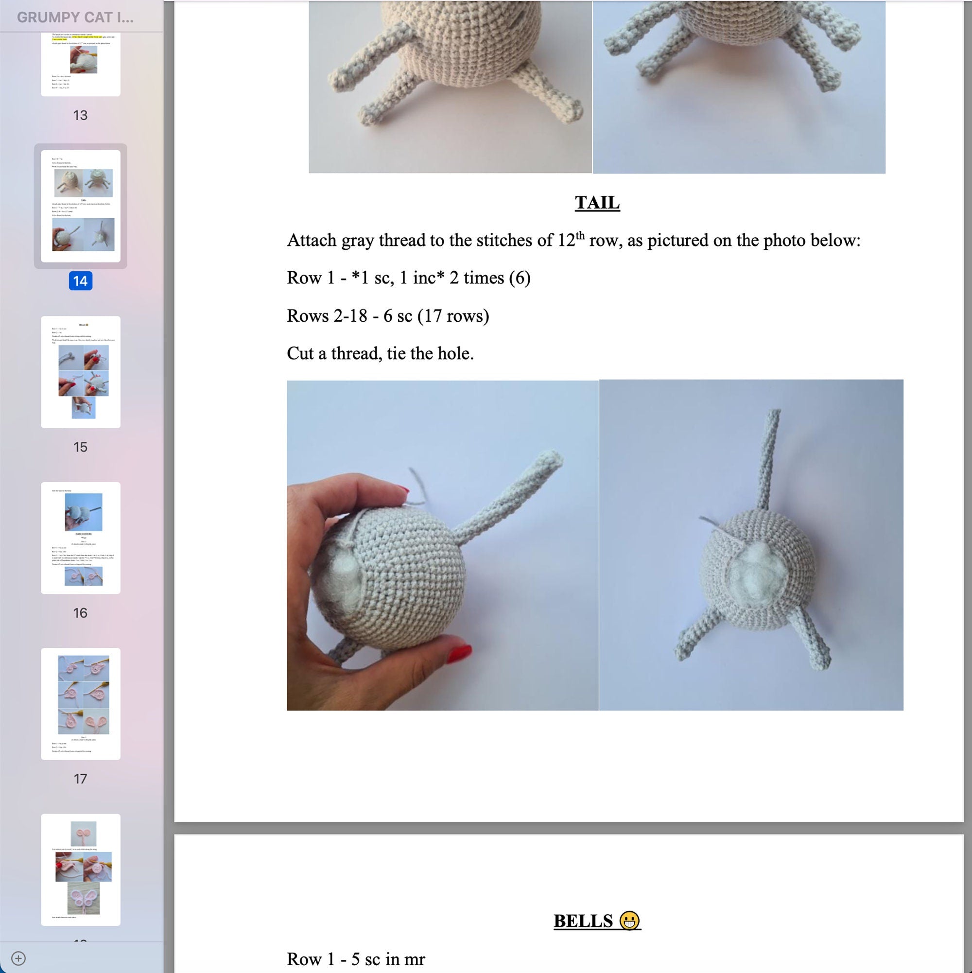 Crochet Pattern Grumpy Cat in Fairy Costume, Amigurumi Cat Pattern, Crochet Cat, Easy Pattern, Pdf English Pattern, Instant Download