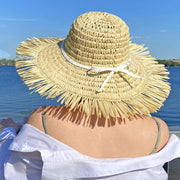 Crochet pattern, SUN HAT on Plastic Canvas, Crochet Hat Pattern with Video, Crochet Summer Hat Pattern for Women, Wide Brim Hat with Fringe