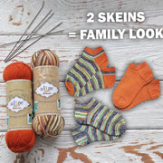 Alize Superwash Artisan, Sock Yarn, Knitting Yarn, Wool Yarn, Self Stripping Yarn, Batik Yarn, Sock Yarn Hosiery 32 Colors