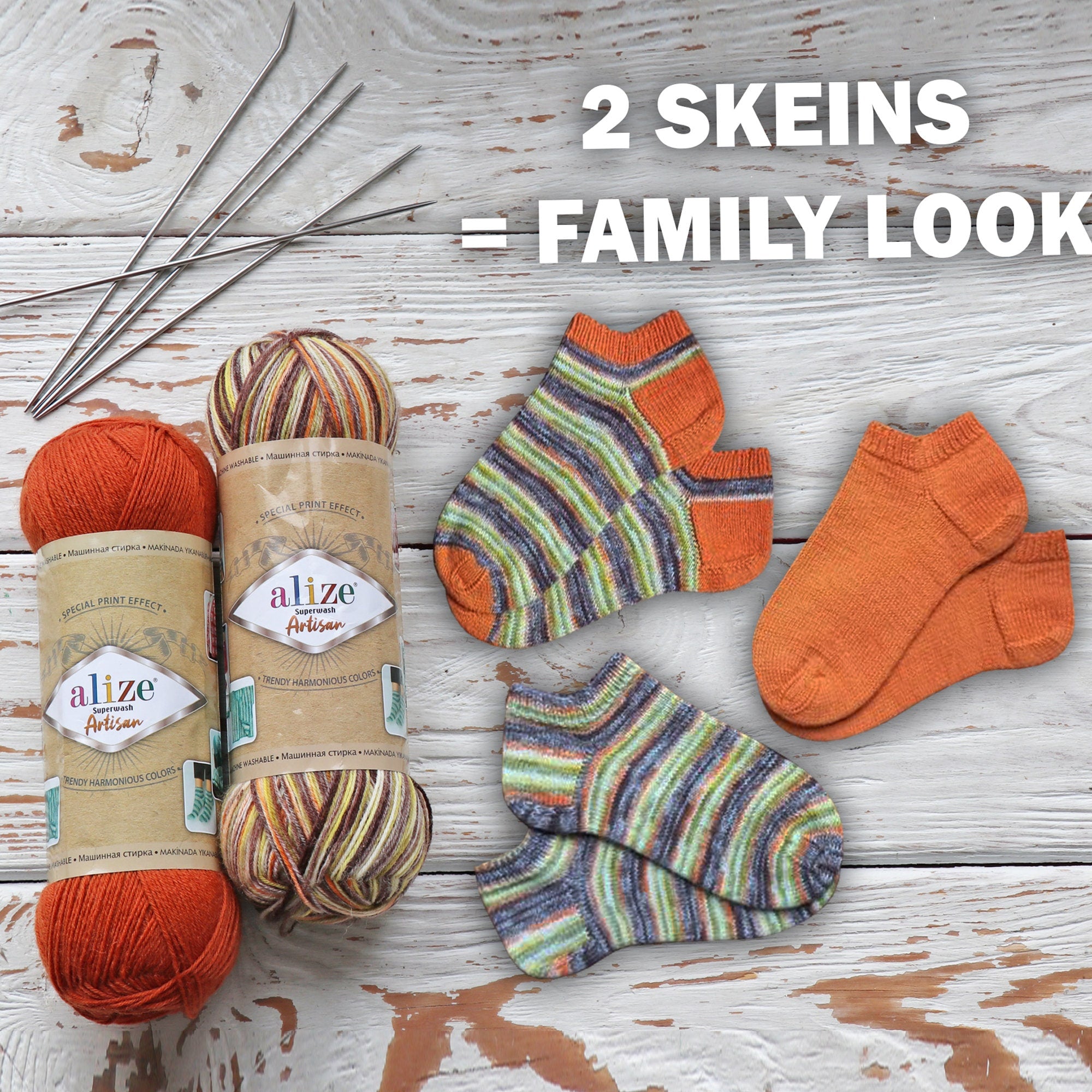 Alize Superwash Artisan, Sock Yarn, Knitting Yarn, Wool Yarn, Self Stripping Yarn, Batik Yarn, Sock Yarn Hosiery 32 Colors