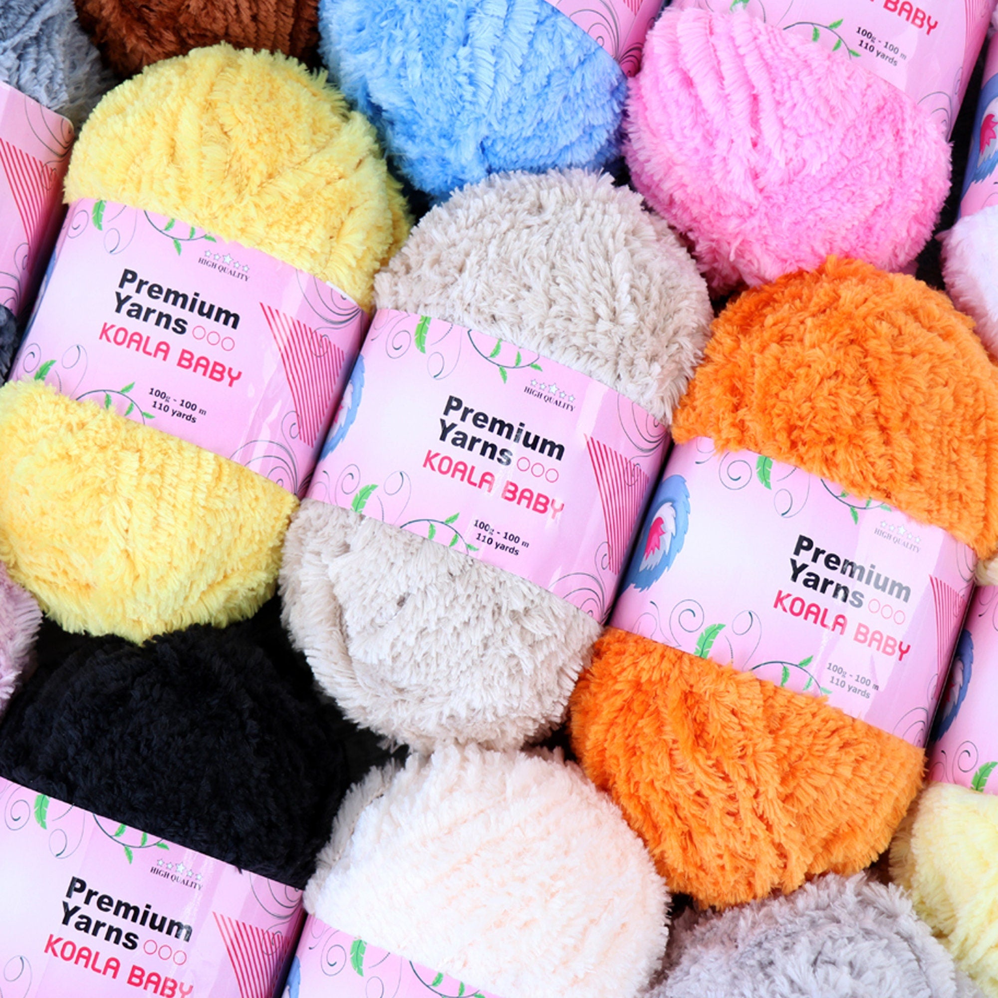 FAUX FUR YARN 100g, Amigurumi Yarn, Eyelash Yarn, Fluffy Yarn, Fur Yarn - Ultra Soft, Soft Toys Yarn, Soft Crochet Yarn, Holiday Yarn