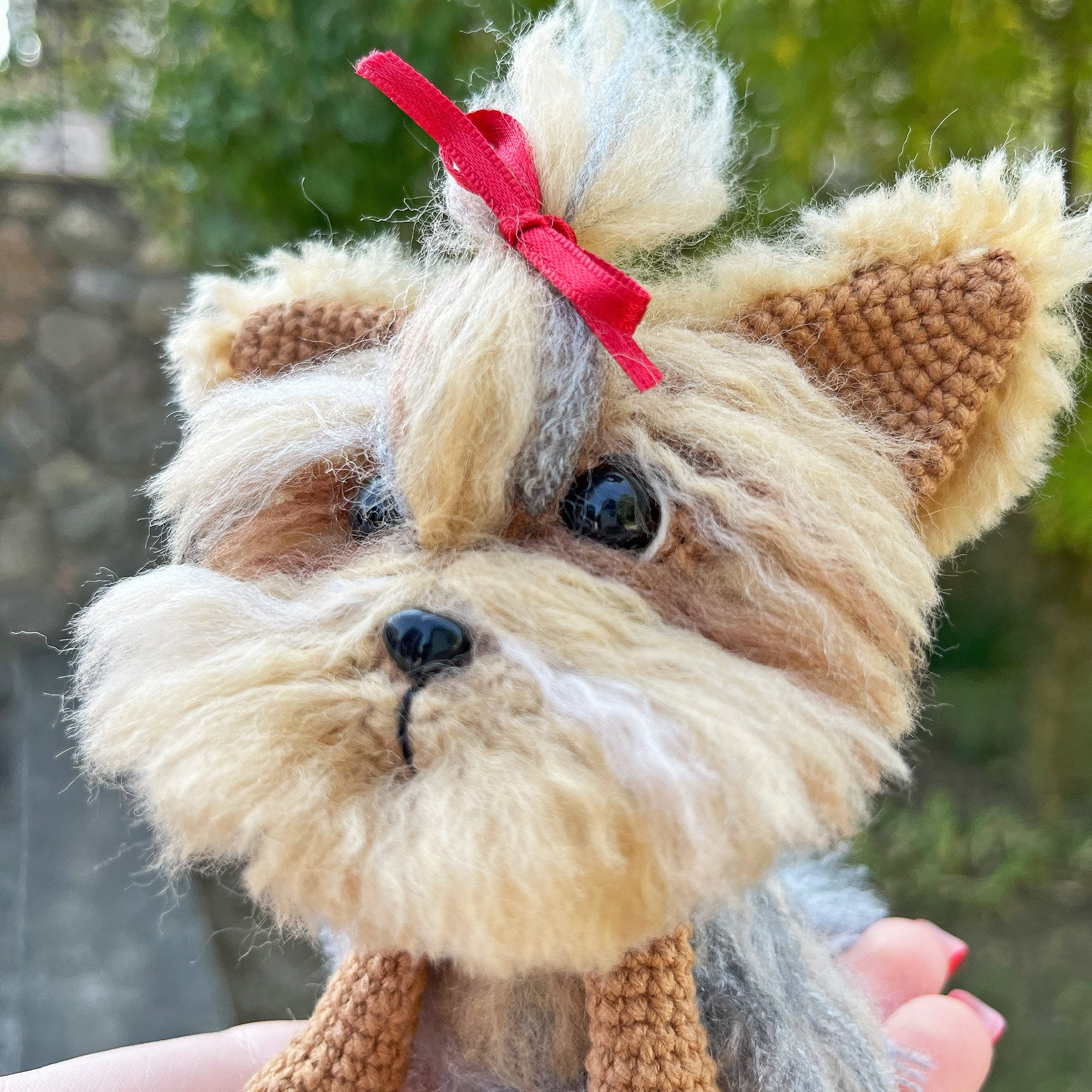 YORKIE Crochet Pattern, Amigurumi Dog, Crochet Sitting Puppy, Dog Crochet, Yorkie Dog Crochet, Crochet Puppy, English PDF Pattern