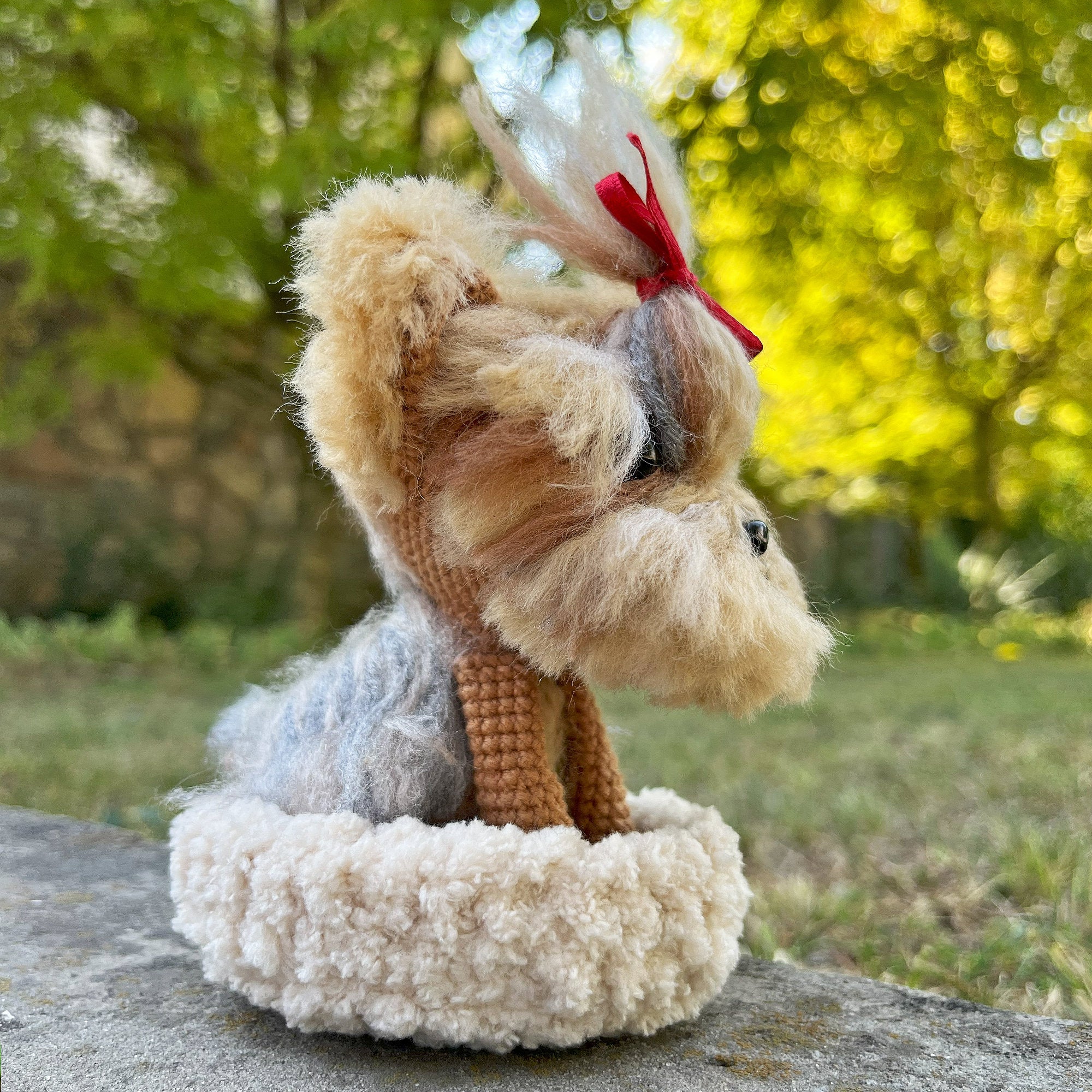 YORKIE Crochet Pattern, Amigurumi Dog, Crochet Sitting Puppy, Dog Crochet, Yorkie Dog Crochet, Crochet Puppy, English PDF Pattern