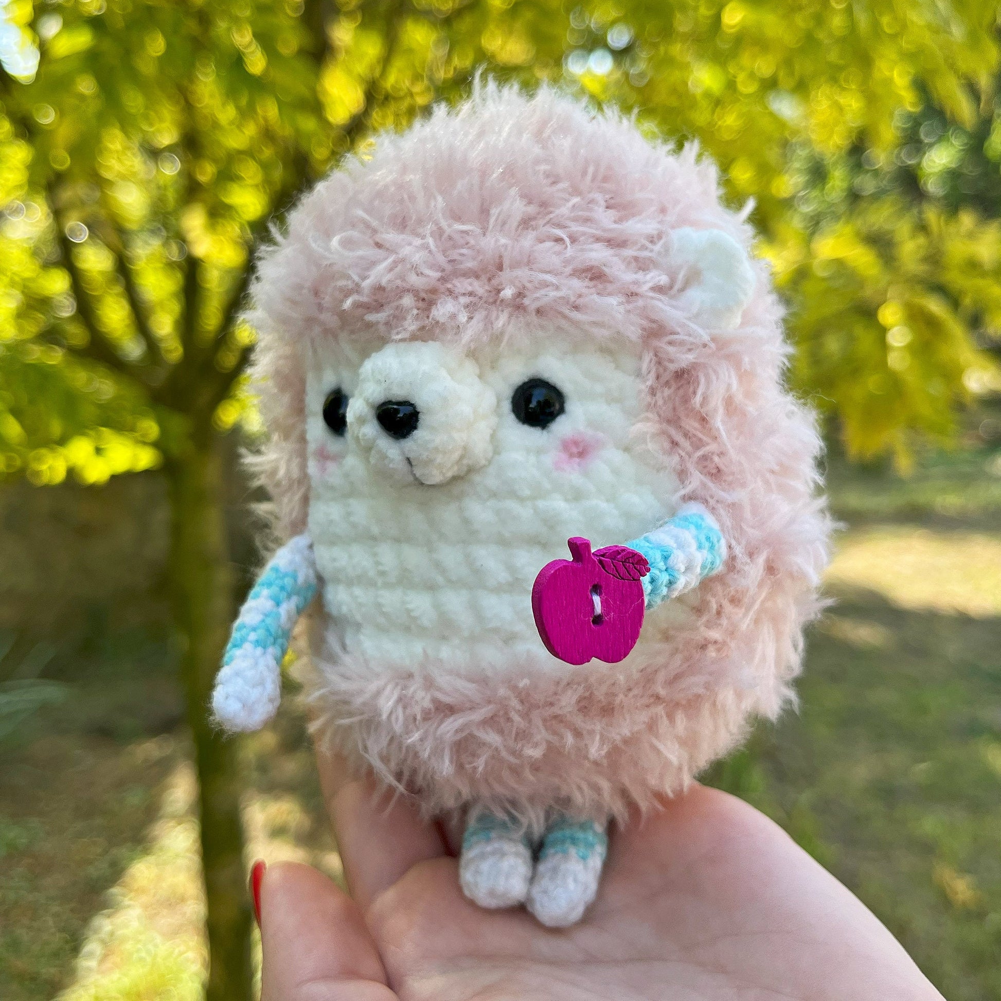 Hedgehog AMIGURUMI PATTERN, PDF Crochet Animal Pattern, Crochet Pattern, Amigurumi Hedgehog Pattern, Beginner Crochet, Eanglish Pattern