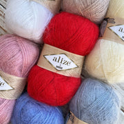 ALIZE 3 SEASON - Mohair Yarn, Wool Yarn, Winter Yarn, Blend Yarn, Warm Yarn, Fancy Yarn, Fluffy Mohair Yarn, Natural Mohair Yarn
