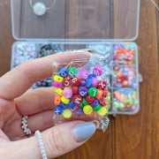 Friendship Bracelet BEADS SET, 15 Letters Beads, Bracelet Making Kit, Gift for Kids, Jewellery Making, Friendship Bracelets, Letter Beads