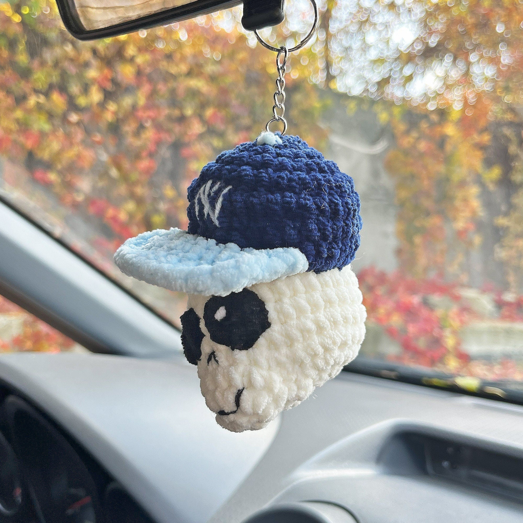 Easy Skull Keychain Crochet Patterns, Amigurumi Skull Keychain, Crochet Keychain, Holiday Crochet Pattern, Instant Download