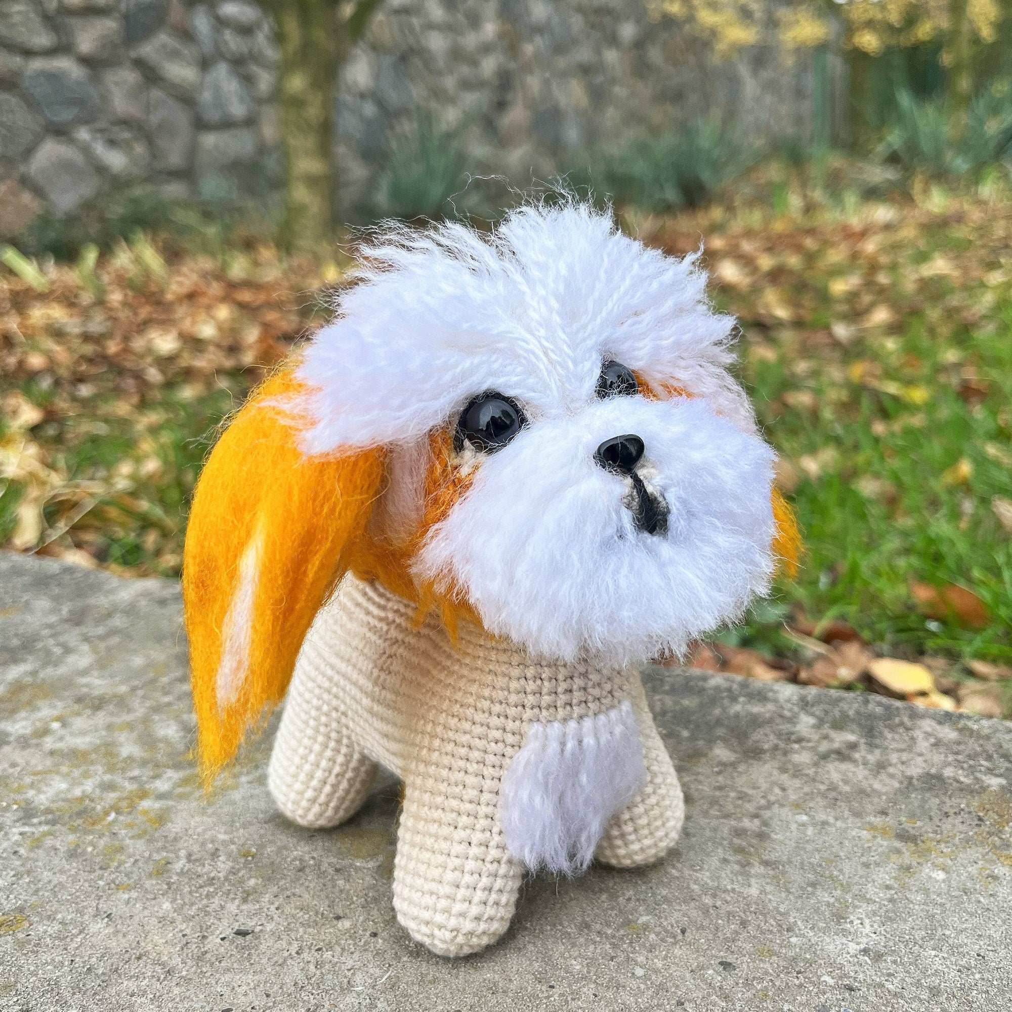 Small Shih-Tzu Dog Crochet Pattern, Amigurumi Dog, Crochet Dog Pattern, Toy Dog, Crochet Puppy, PDF English Pattern, Instant Download