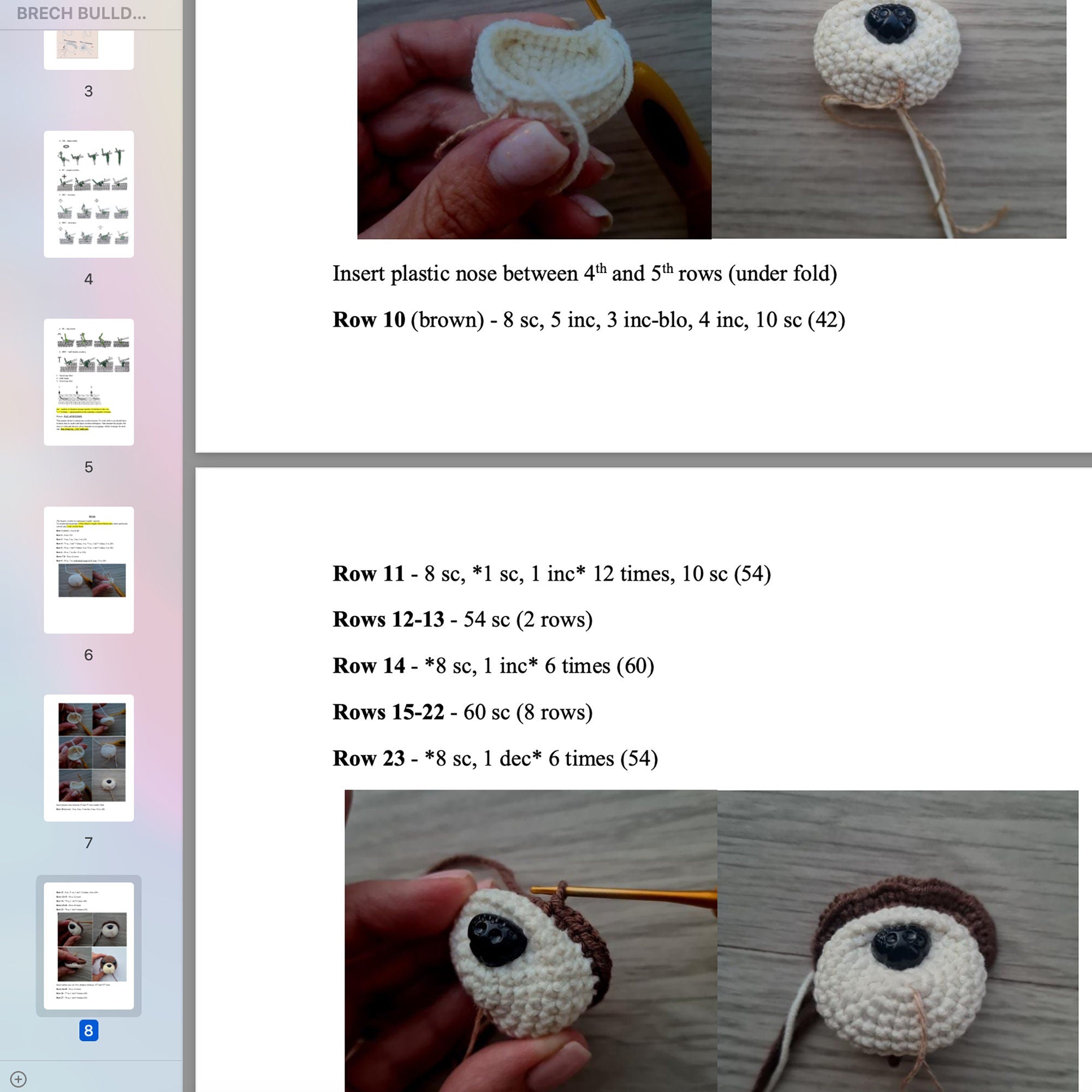 French Bulldog Crochet Pattern, Amigurumi Dog, Crochet Frenchie Dog Pattern, Crochet Puppy Pattern, Dog Crochet, English Digital File