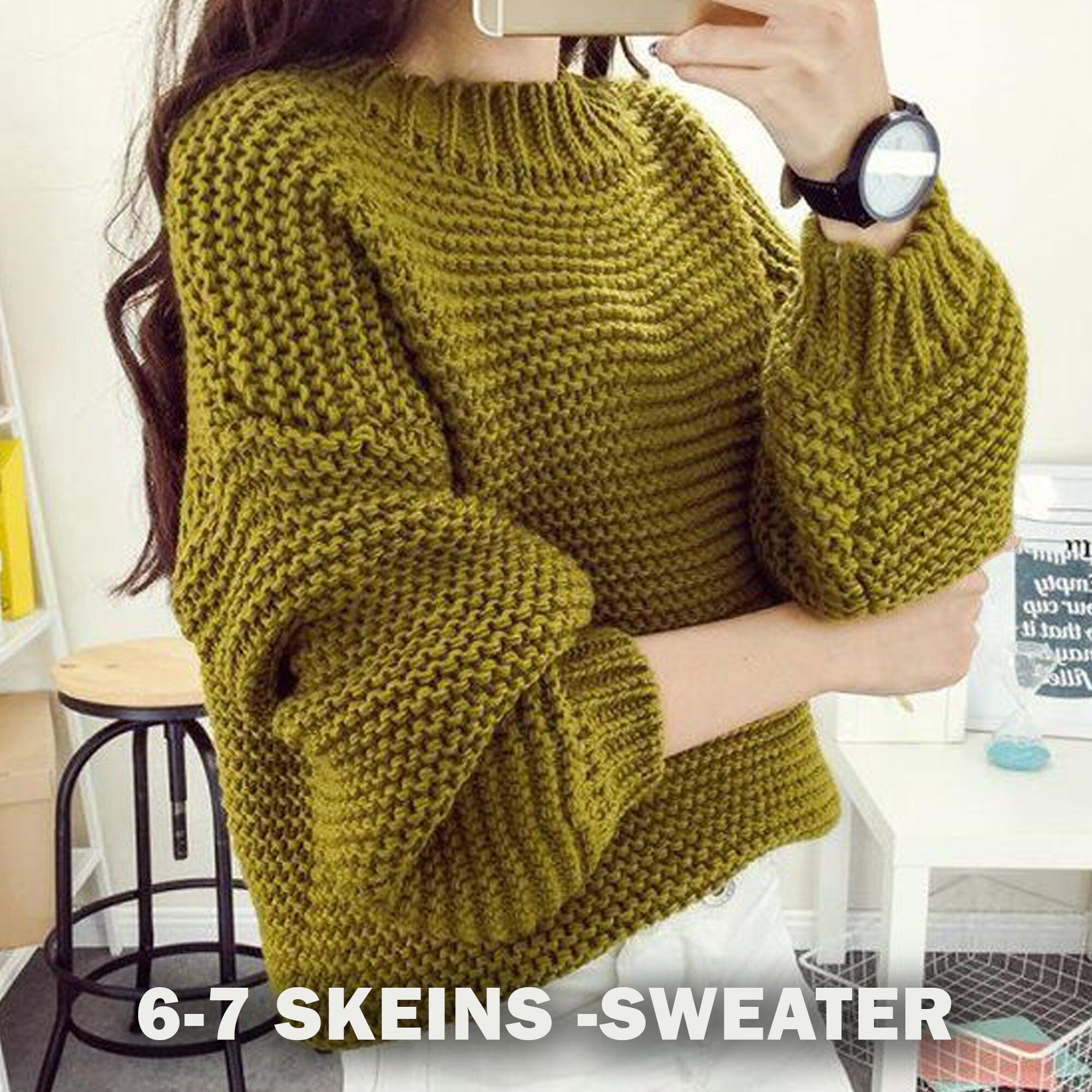 Wool CHUNKY Yarn - LADY YARN, Super Bulky Yarn, Wool Blend Yarn, Warm Yarn, Winter Yarn, Very Bulky Yarn, Crochet, Knitting Yarn, Wool Yarn