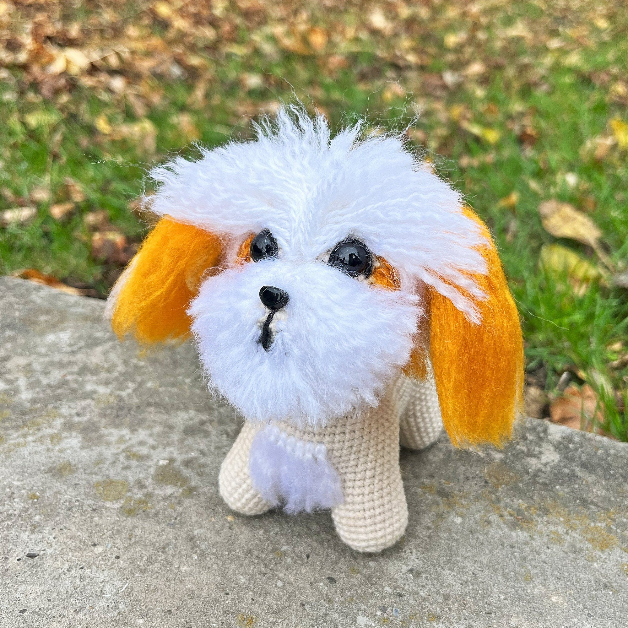 Small Shih-Tzu Dog Crochet Pattern, Amigurumi Dog, Crochet Dog Pattern, Toy Dog, Crochet Puppy, PDF English Pattern, Instant Download