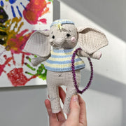 CIRCUS ELEPHANT Crochet Pattern, Elephant Toy Pattern, Crochet Amigurumi, Stuffed Elephant, PDF Pattern, Handmade Elephant, Crochet Lovey