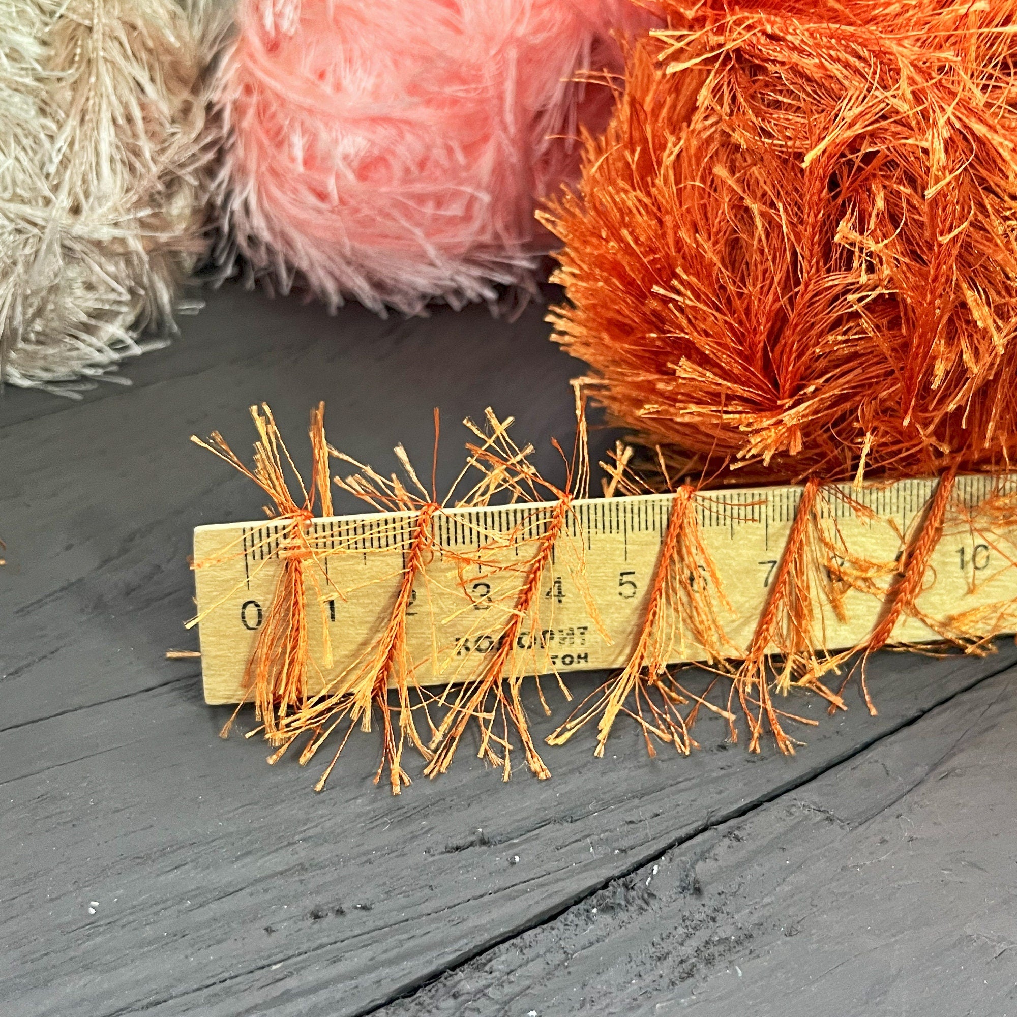 YARNART SAMBA 29 COLORS, Fantasy Yarn, Eyelash Yarn, Fur Yarn, Crochet Yarn, Decoration Yarn, Amigurumi Yarn, Baby Yarn, 3.52 Oz, 164 Yds