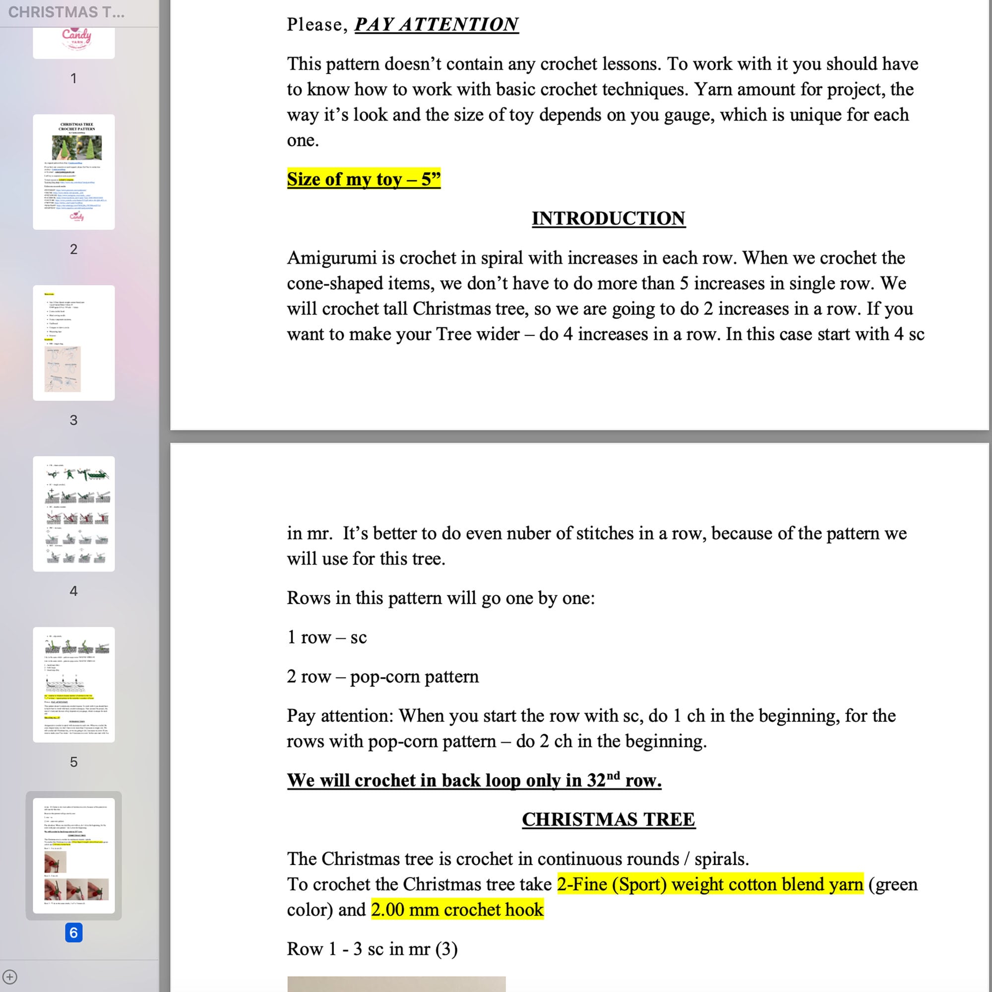 CHRISTMAS TREE Crochet Pattern, Easy Adjustable Christmas Tree, Home Decoration Holiday Gift, Winter Crochet Pattern, Christmas Decor