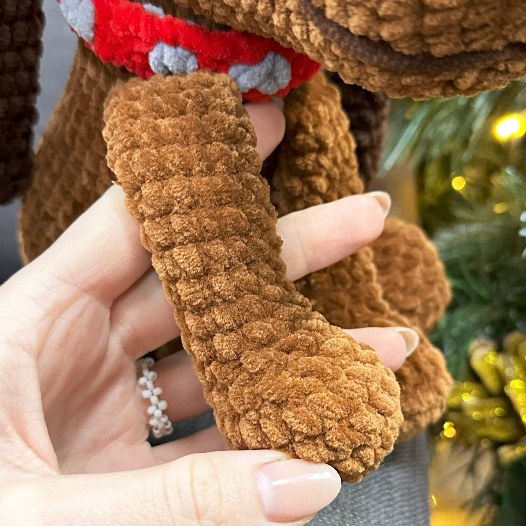 MAX – The CHRISTMAS DOG Pdf Pattern, Amigurumi Dog Crochet Pattern, Plushie Pattern, Crochet Christmas Decoration, Instant Download