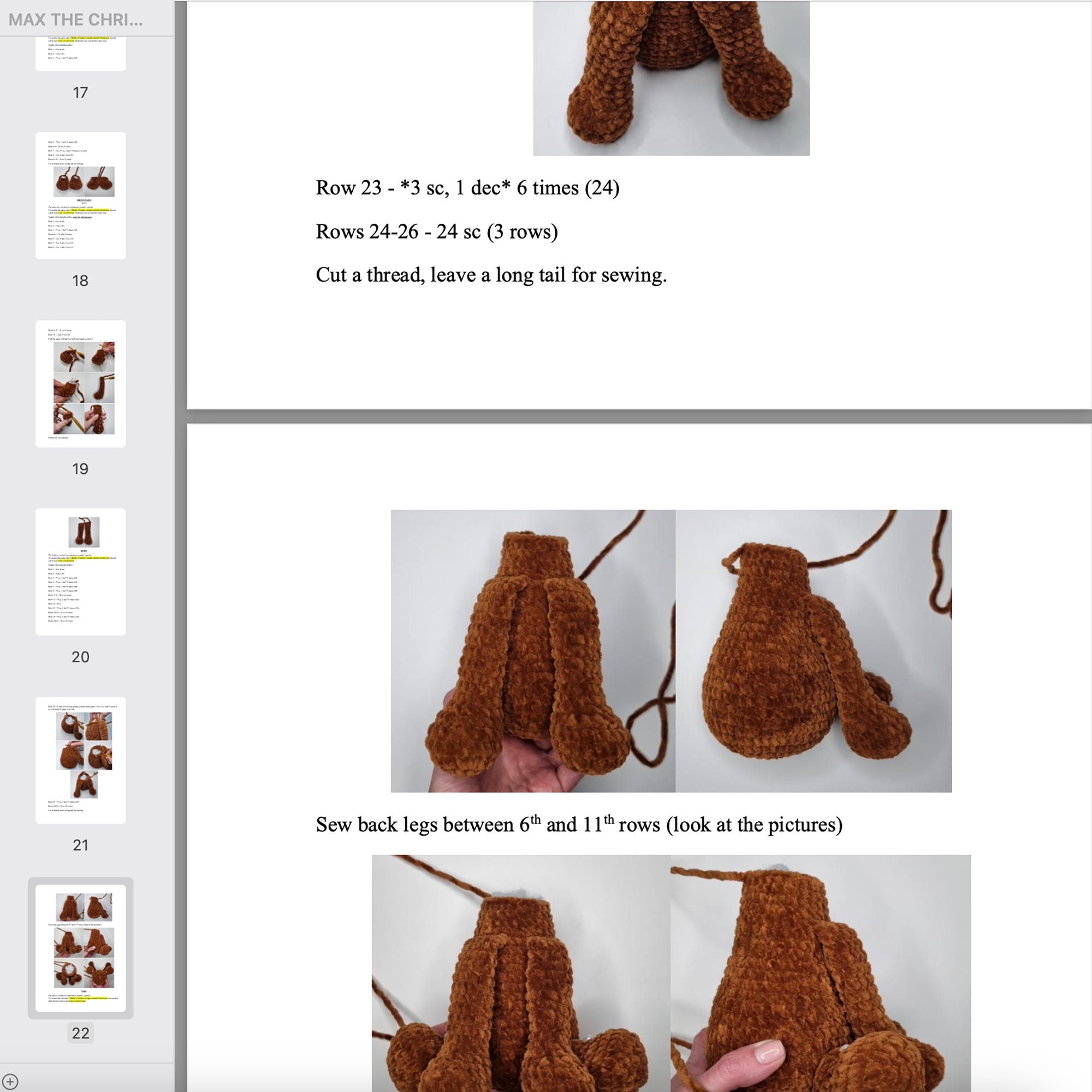 MAX – The CHRISTMAS DOG Pdf Pattern, Amigurumi Dog Crochet Pattern, Plushie Pattern, Crochet Christmas Decoration, Instant Download