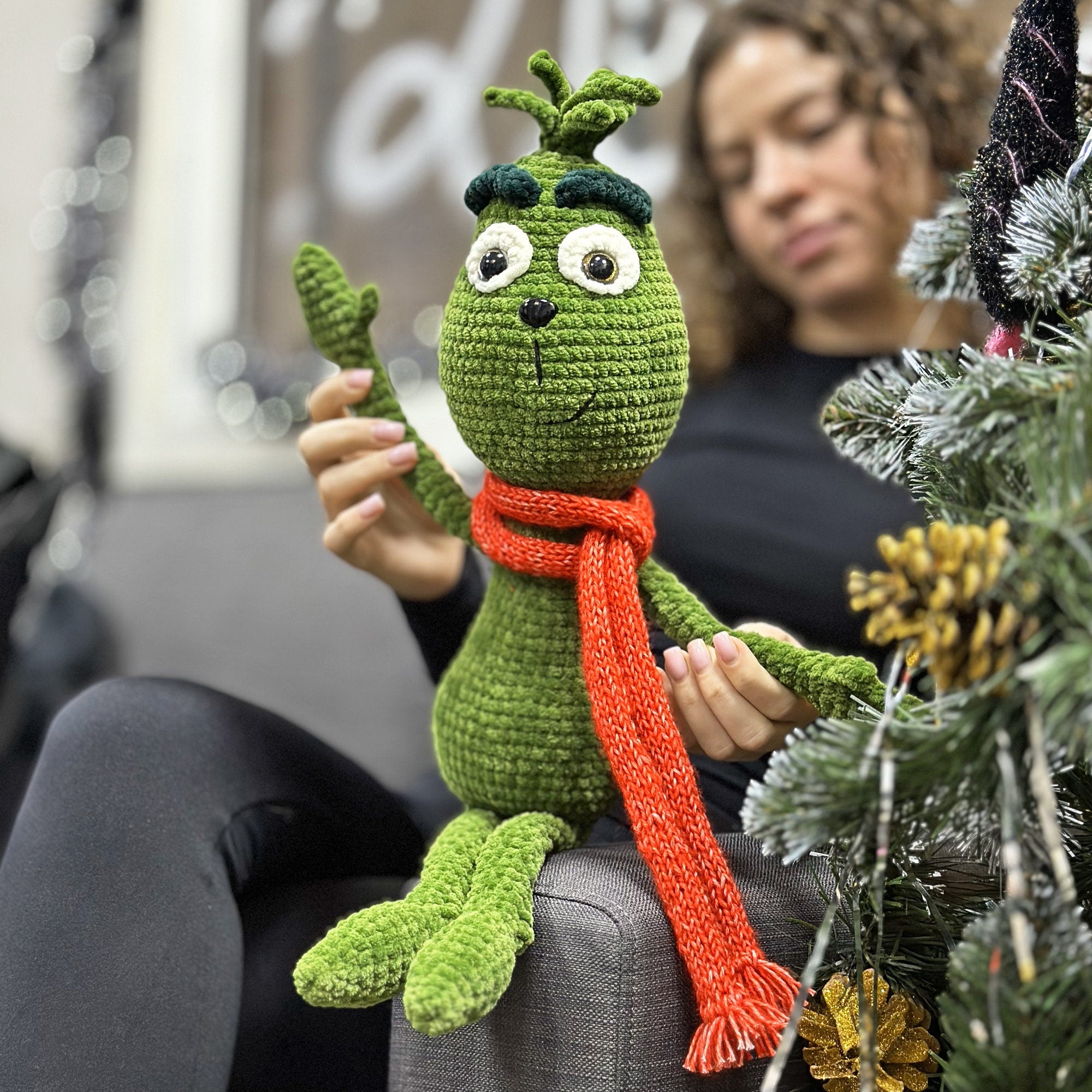 Amigurumi CHRISTMAS THIEF Crochet Pattern, Christmas Crochet Pattern, Amigurumi Misunderstood, Crochet Party Pooper, Plushie Pattern