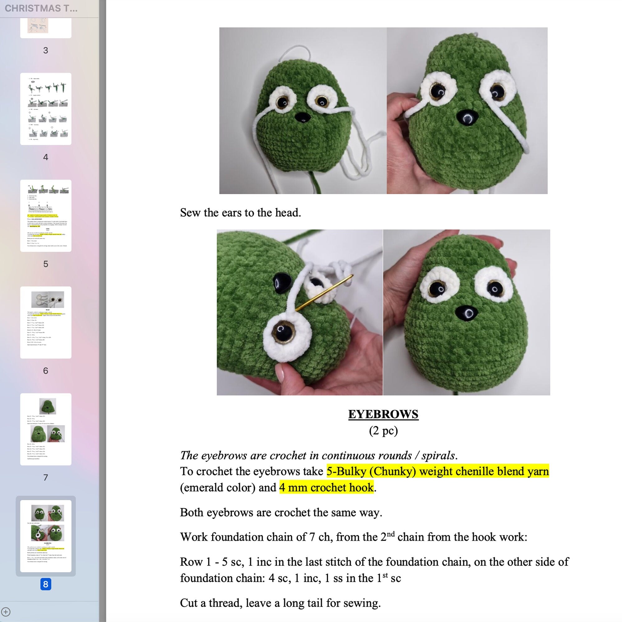 Amigurumi CHRISTMAS THIEF Crochet Pattern, Christmas Crochet Pattern, Amigurumi Misunderstood, Crochet Party Pooper, Plushie Pattern