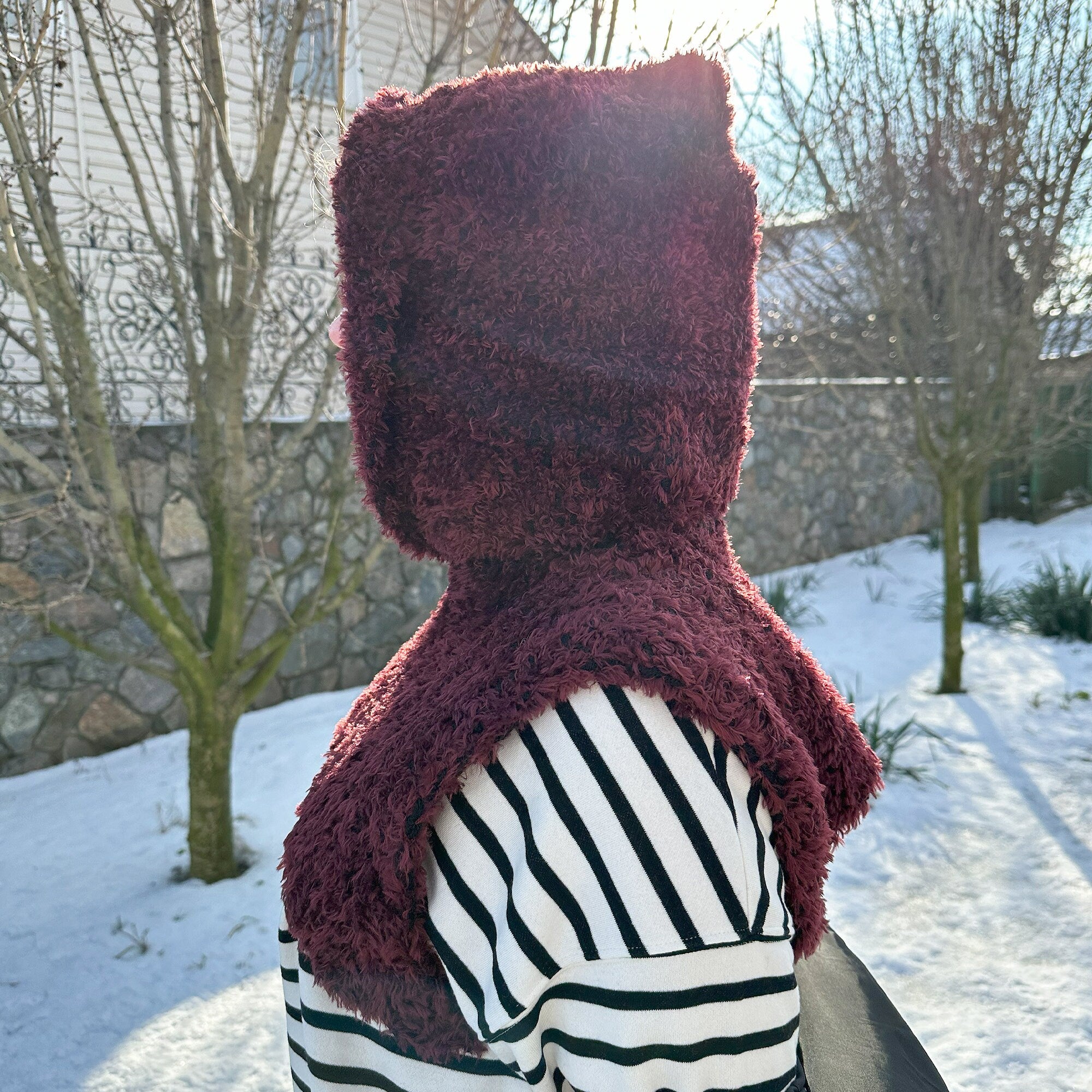 Hooded COWL Crochet Pattern, Cozy Cowl, Crochet Balaclava, Crochet Hoodie Pattern, Easy Crochet Pattern, Digital Download, PDF Pattern