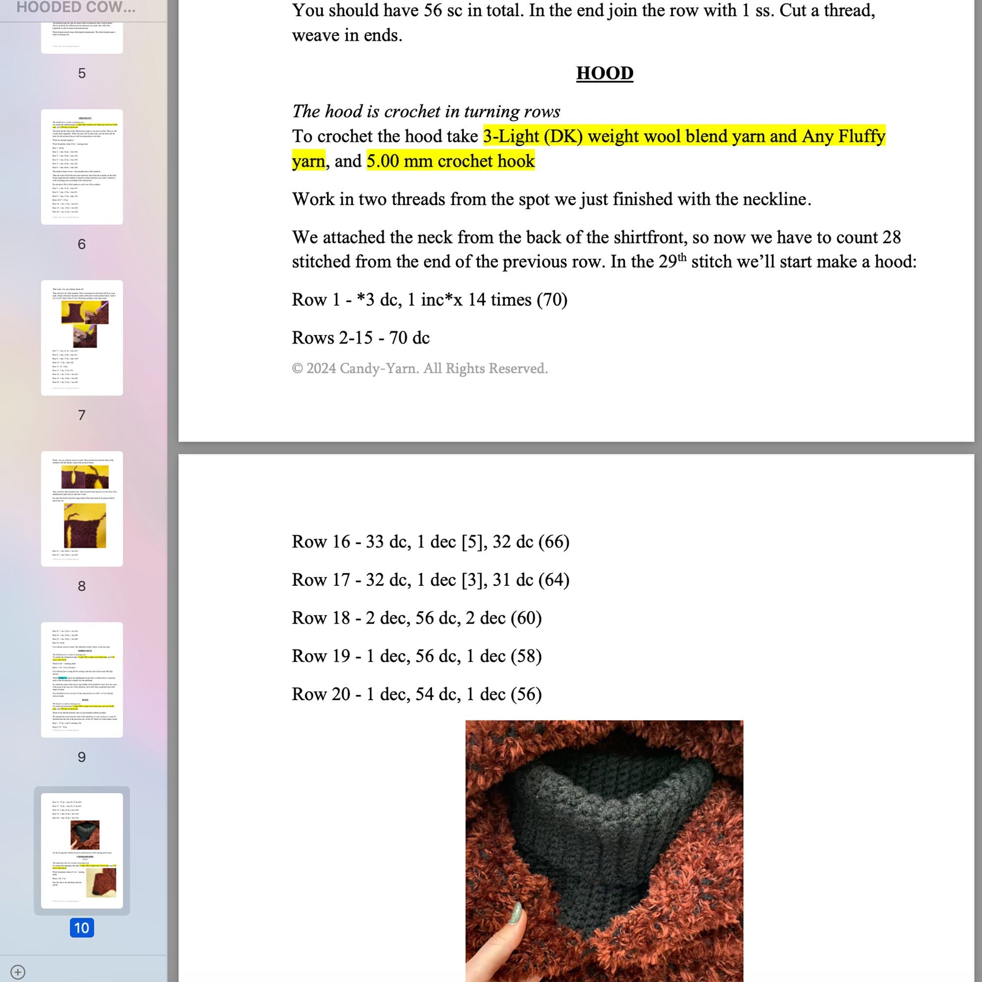Hooded COWL Crochet Pattern, Cozy Cowl, Crochet Balaclava, Crochet Hoodie Pattern, Easy Crochet Pattern, Digital Download, PDF Pattern