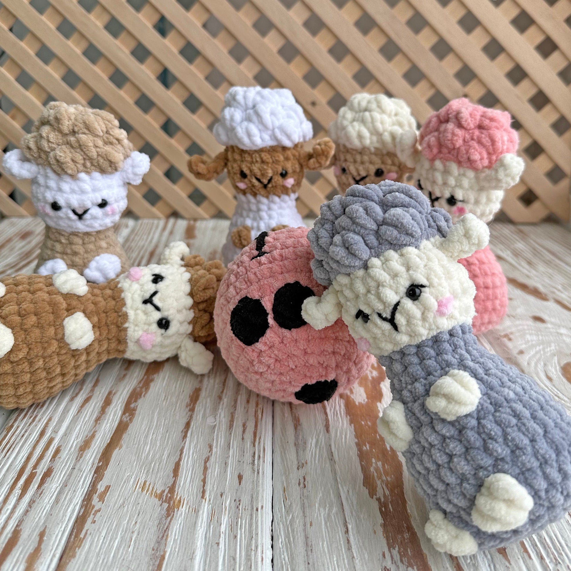 NO SEW Sheep Bowling Game Crochet Pattern, PDF Beginner Amigurumi Plushie Pattern in English, Crochet Animals Game Tutorial