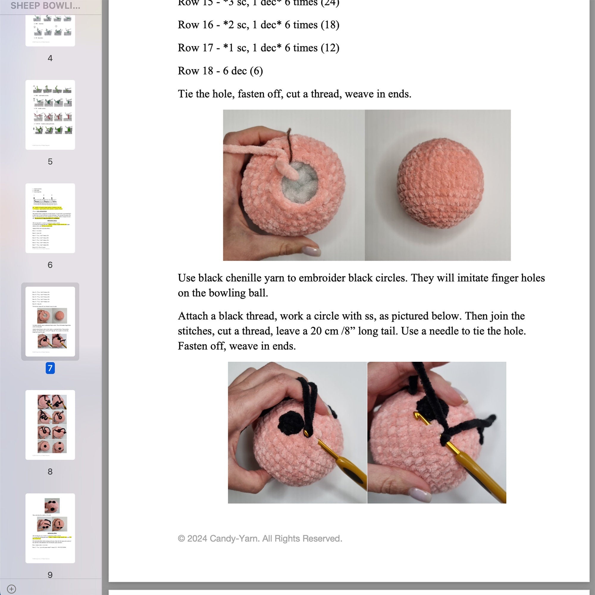 NO SEW Sheep Bowling Game Crochet Pattern, PDF Beginner Amigurumi Plushie Pattern in English, Crochet Animals Game Tutorial