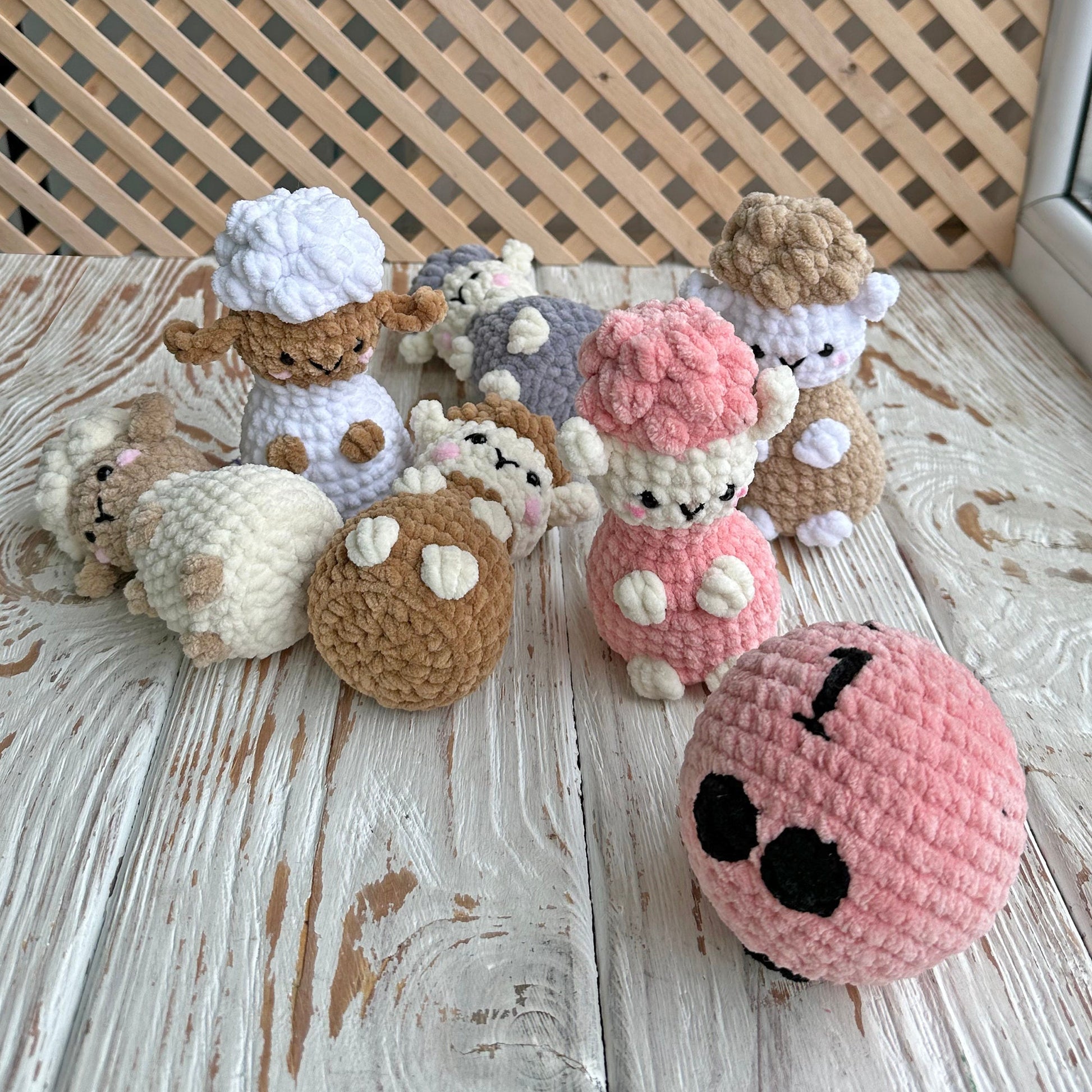NO SEW Sheep Bowling Game Crochet Pattern, PDF Beginner Amigurumi Plushie Pattern in English, Crochet Animals Game Tutorial