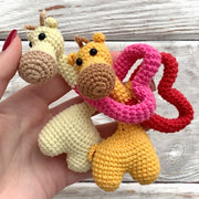 ADORABLE GIRAFFES PDF Crochet Pattern, Flexible Giraffe Couple Amigurumi Pattern, Crochet Amigurumi, Easy Crochet Pattern, English Pattern