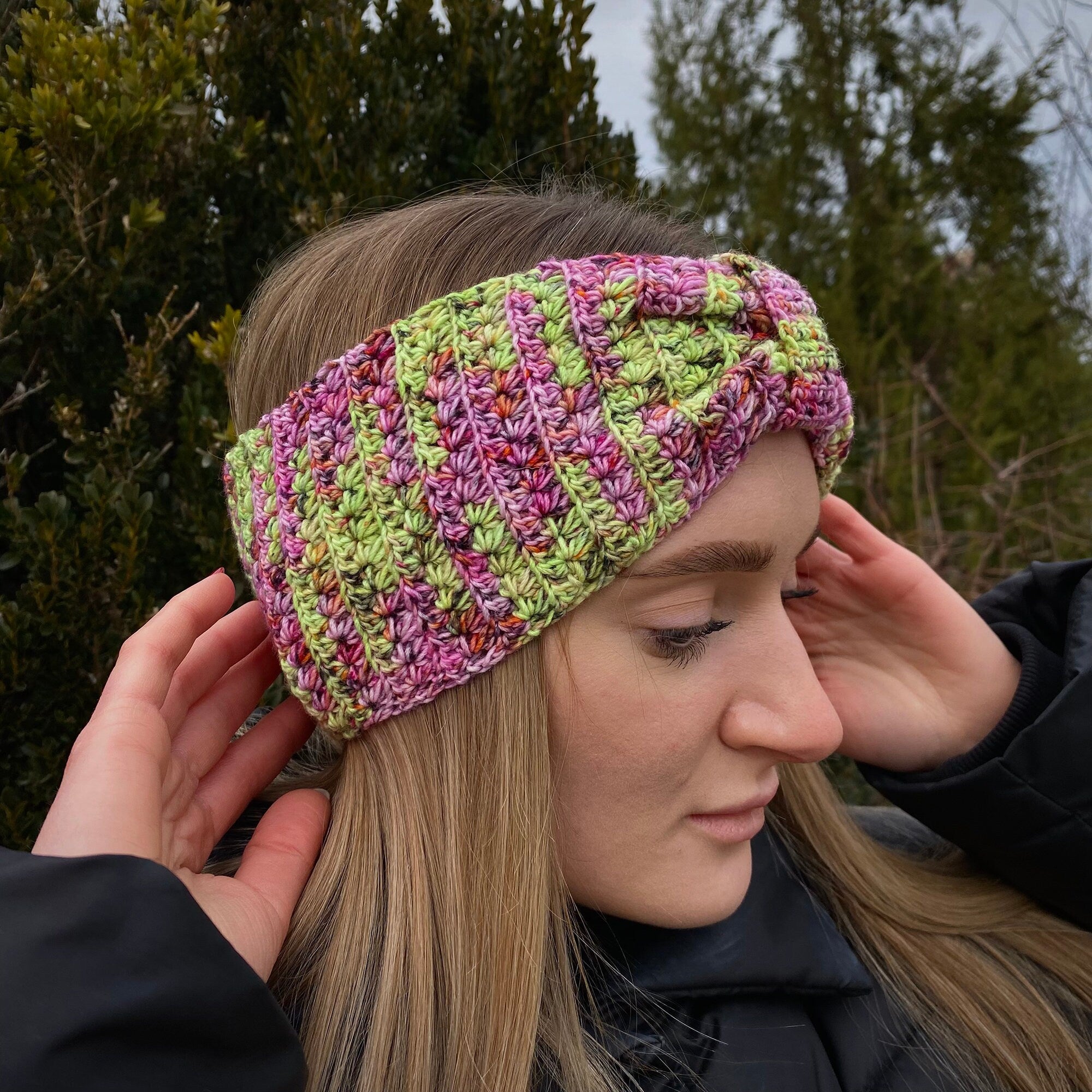 Headband pattern, Simple CROCHET HEADBAND, PDF crochet pattern, Ear Warmer Pattern, Quick and Easy Crochet Pattern