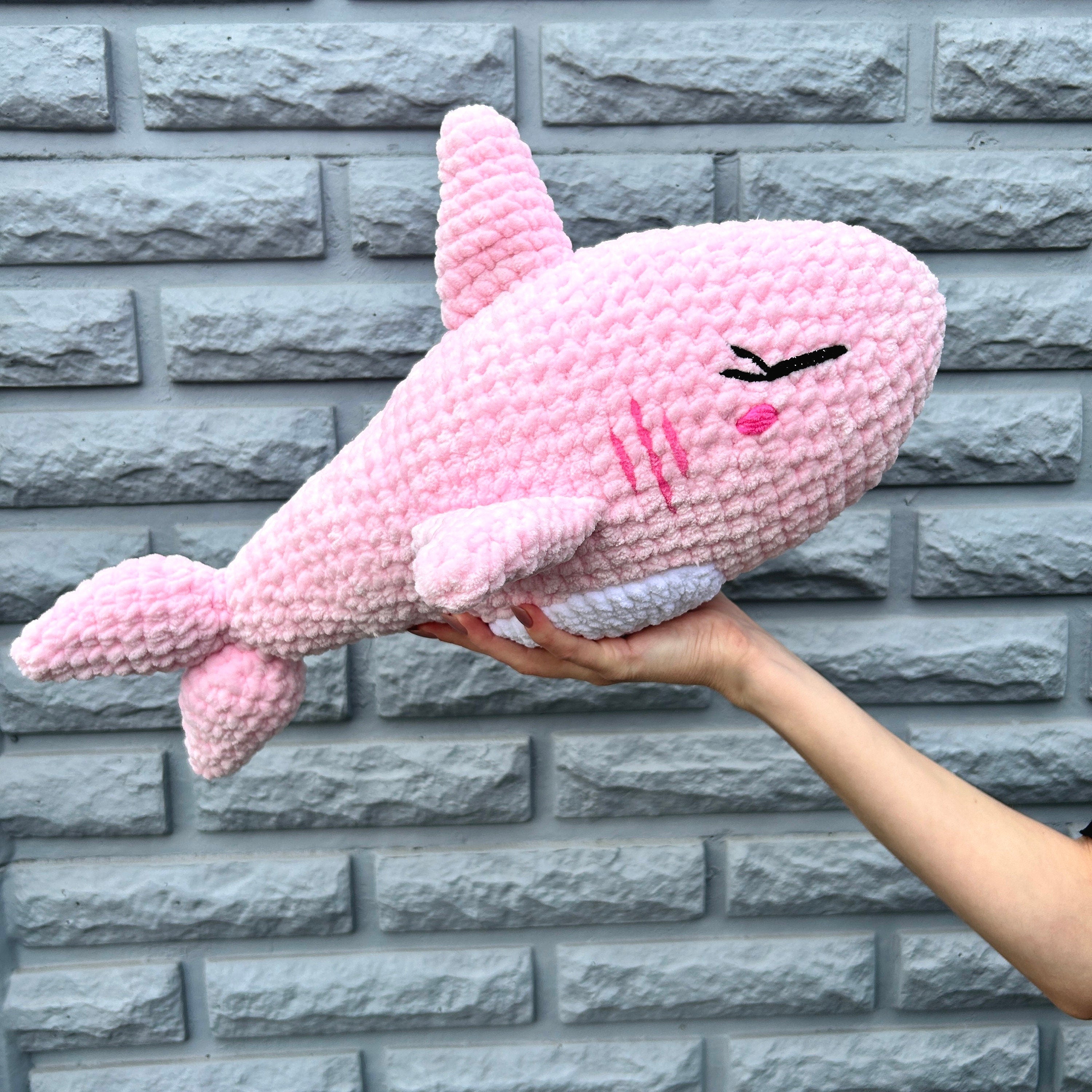 PRETTY SHARK AMIGURUMI, Crochet pattern, Amigurumi Pattern, Instant Download, Easy Baby Shower Crochet Pattern, Easy Sea Pattern