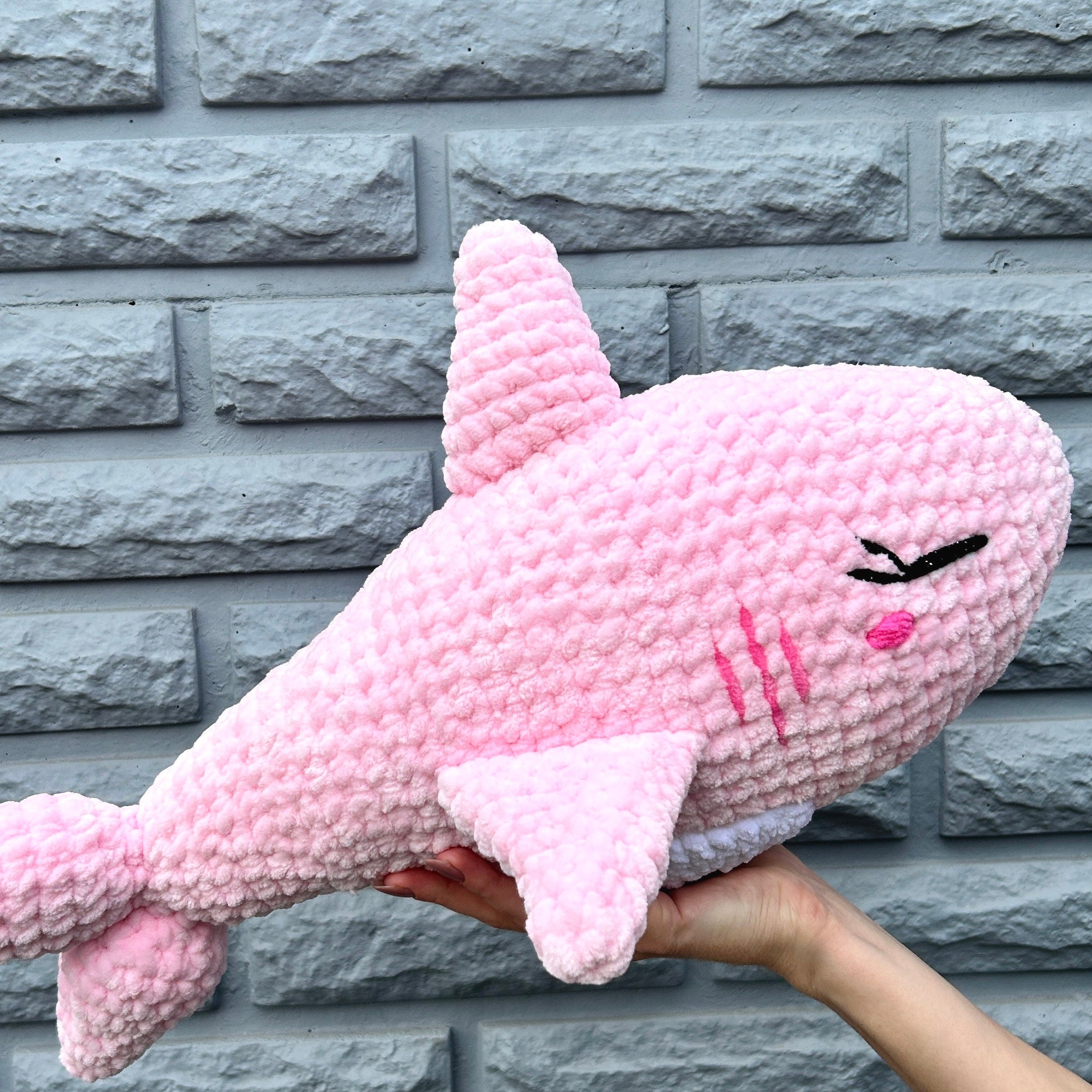 PRETTY SHARK AMIGURUMI, Crochet pattern, Amigurumi Pattern, Instant Download, Easy Baby Shower Crochet Pattern, Easy Sea Pattern