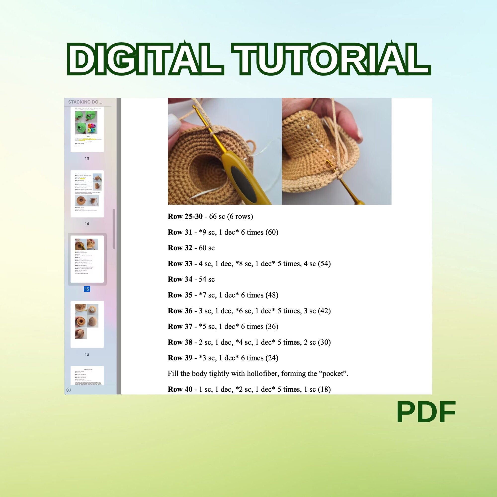 Crochet Kit DOG STAСKING TOY + Pdf Pattern, Dog Amigurumi Baby Activity Toy, Learn How To Crochet Kit, Amigurumi Dog, Diy Craft Kit Gift