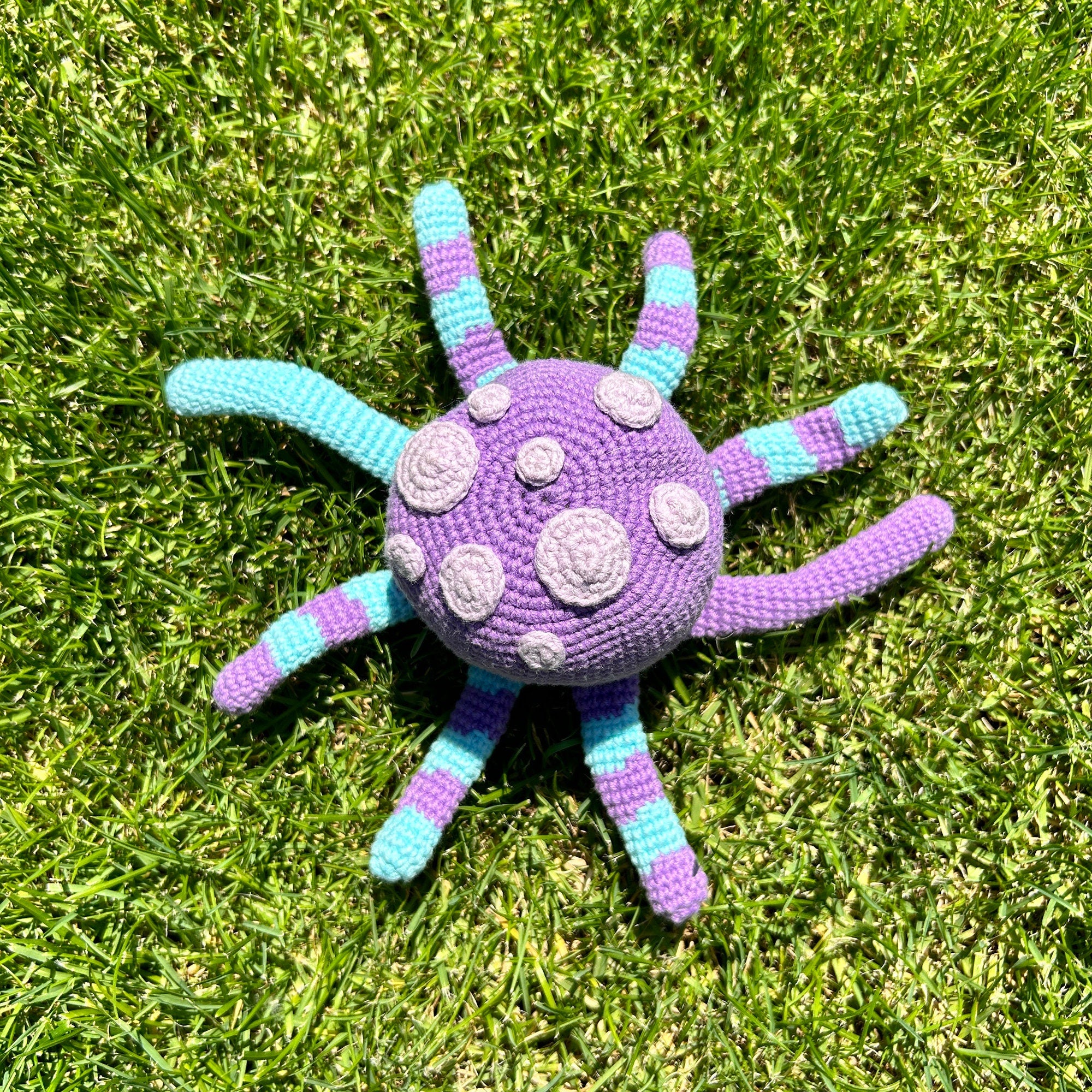 Crochet REVERSIBLE OCTOPUS Pattern, Amigugumi Octorus, Crochet Moody Toy, Octopus, Sea Creatures, Stuffed Toy, Under the Sea, PDF Pattern