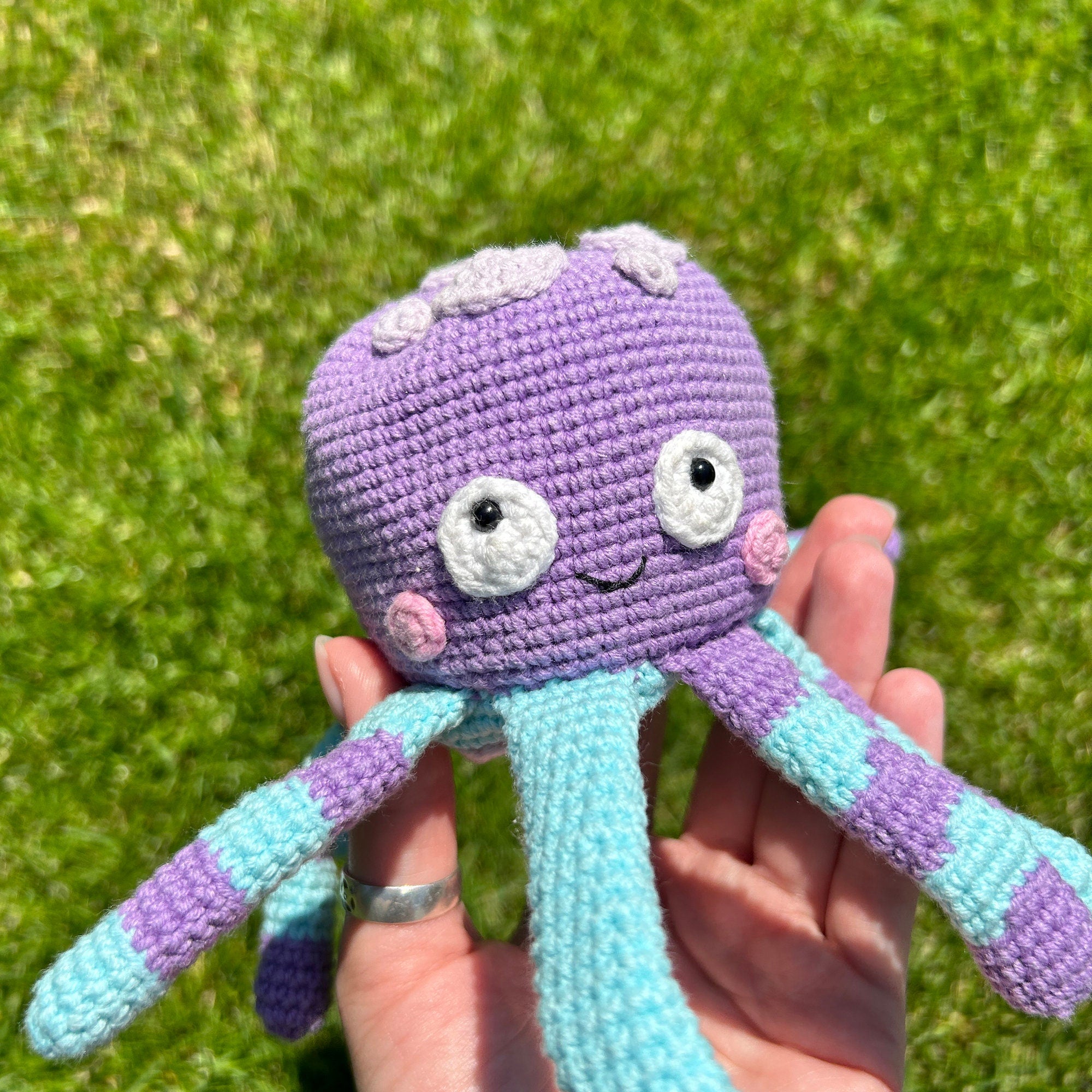 Crochet REVERSIBLE OCTOPUS Pattern, Amigugumi Octorus, Crochet Moody Toy, Octopus, Sea Creatures, Stuffed Toy, Under the Sea, PDF Pattern