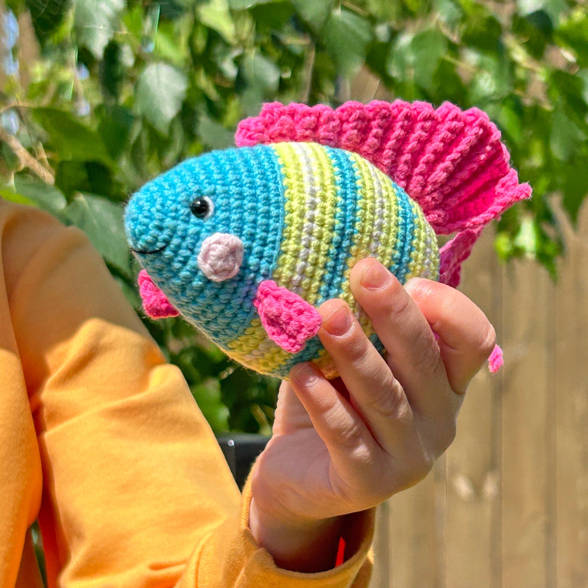 TROPICAL FISH Crochet Pattern, Amigurumi Pattern, Sea Creature, Crochet Stuffed Toy, Instant Download, Easy Crochet Pattern, Sea Pattern