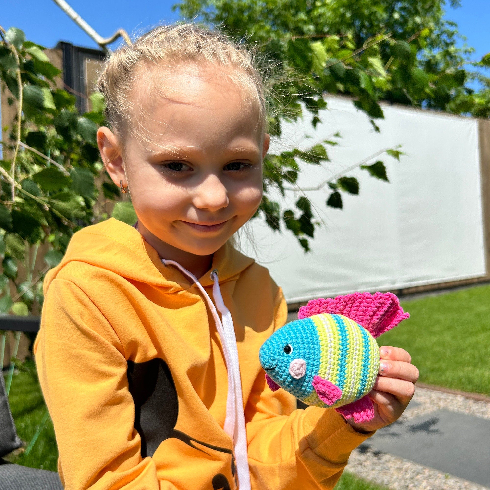 TROPICAL FISH Crochet Pattern, Amigurumi Pattern, Sea Creature, Crochet Stuffed Toy, Instant Download, Easy Crochet Pattern, Sea Pattern