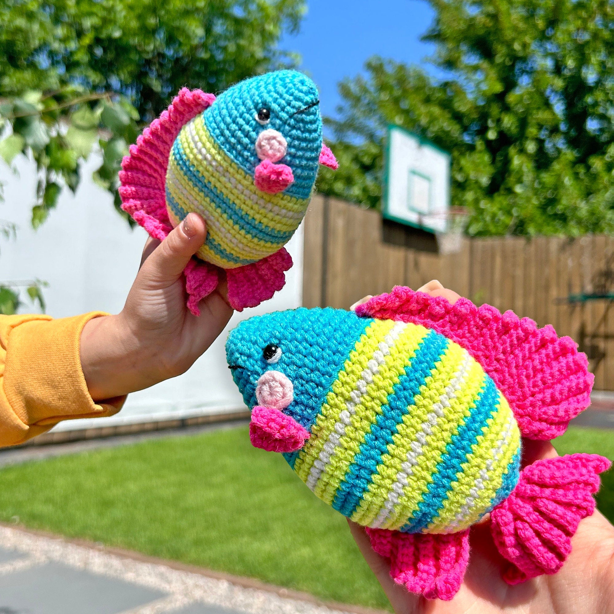 TROPICAL FISH Crochet Pattern, Amigurumi Pattern, Sea Creature, Crochet Stuffed Toy, Instant Download, Easy Crochet Pattern, Sea Pattern