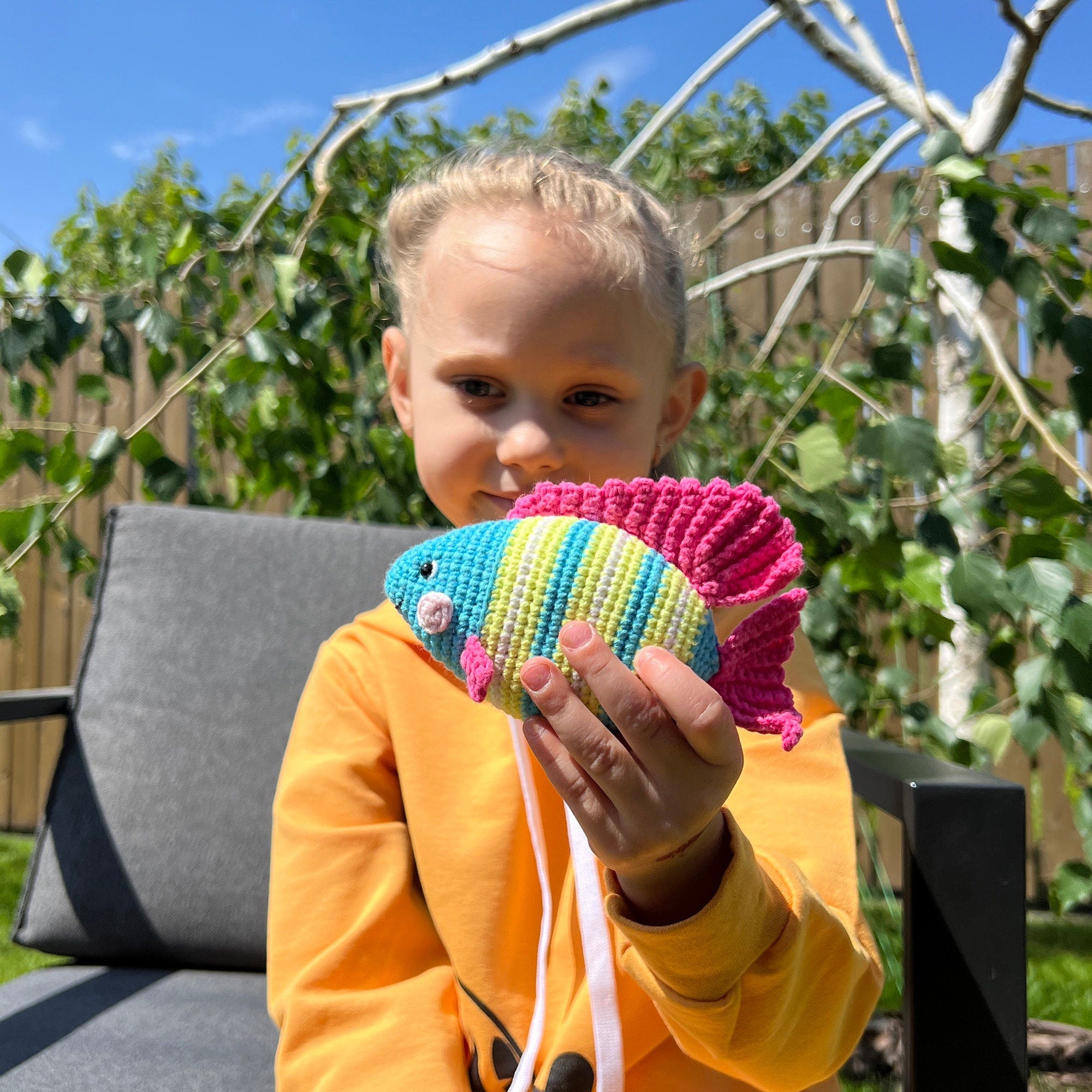 TROPICAL FISH Crochet Pattern, Amigurumi Pattern, Sea Creature, Crochet Stuffed Toy, Instant Download, Easy Crochet Pattern, Sea Pattern