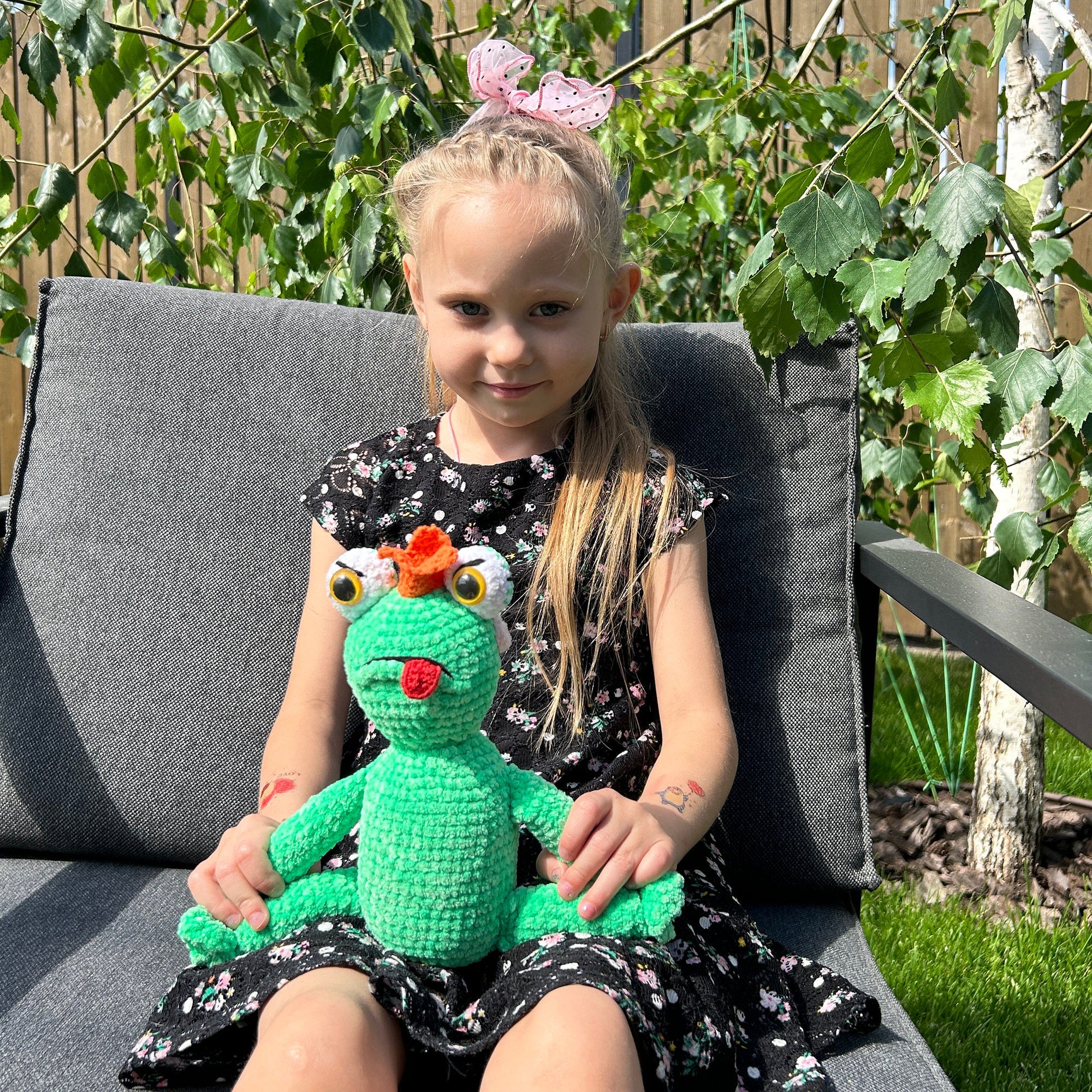 CROCHET FROG PATTERN, Amigurumi Frog Pattern, Fluffy Frog Crochet Pattern, Kawaii Amigurumi Pattern, Cute Frog, Animal Crochet, Pdf Pattern