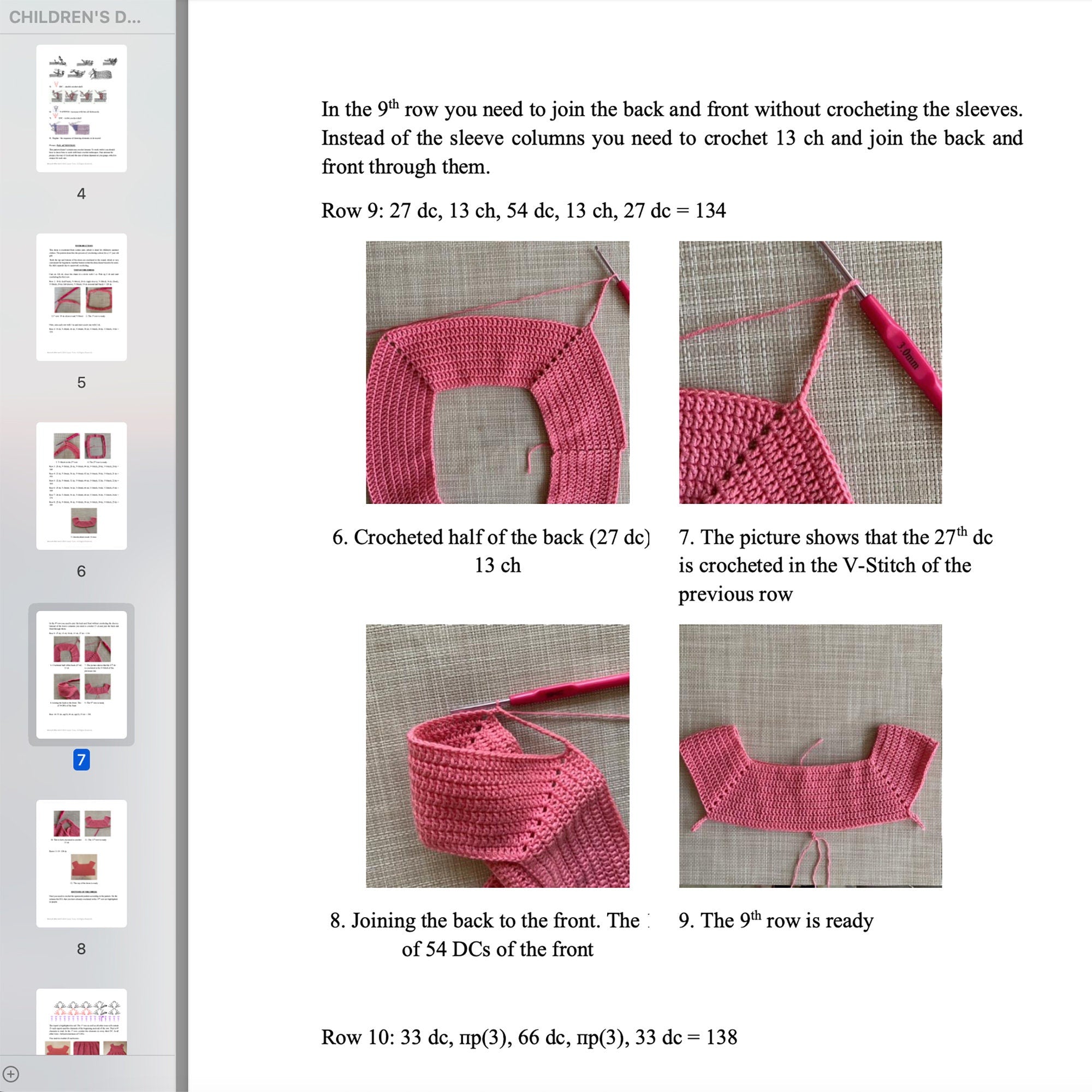 Crochet Baby Dress, Dandelion Crochet Dress Pattern, Newborn Baby Dress Pattern, Baby Dress Pattern Only, Pattern, Instant Download