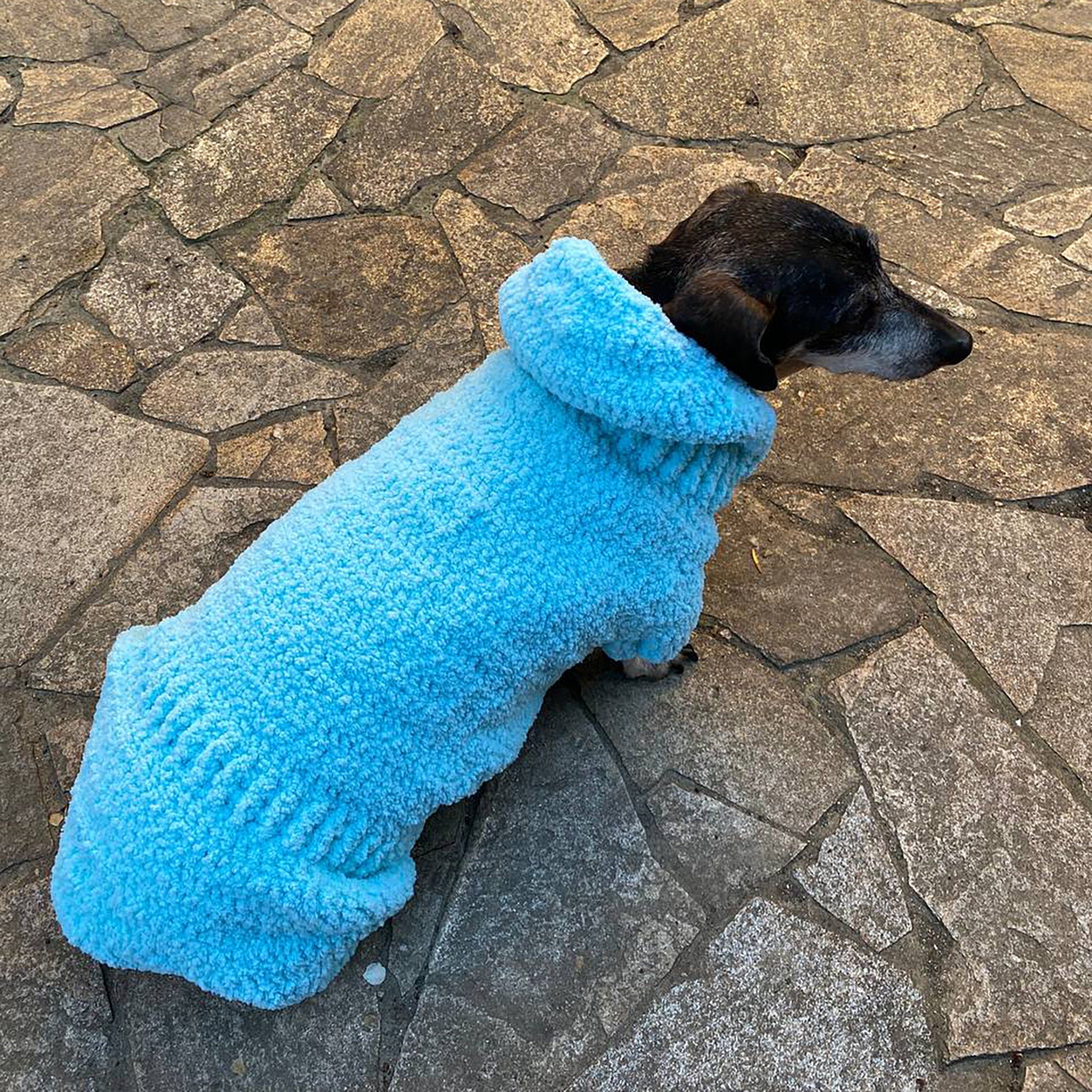 Hooded DOG SWEATER Pattern, Crochet Dog Hoodie PDF Instructions, Instant Download, Crochet Dog Coat, Digital Crochet Pattern