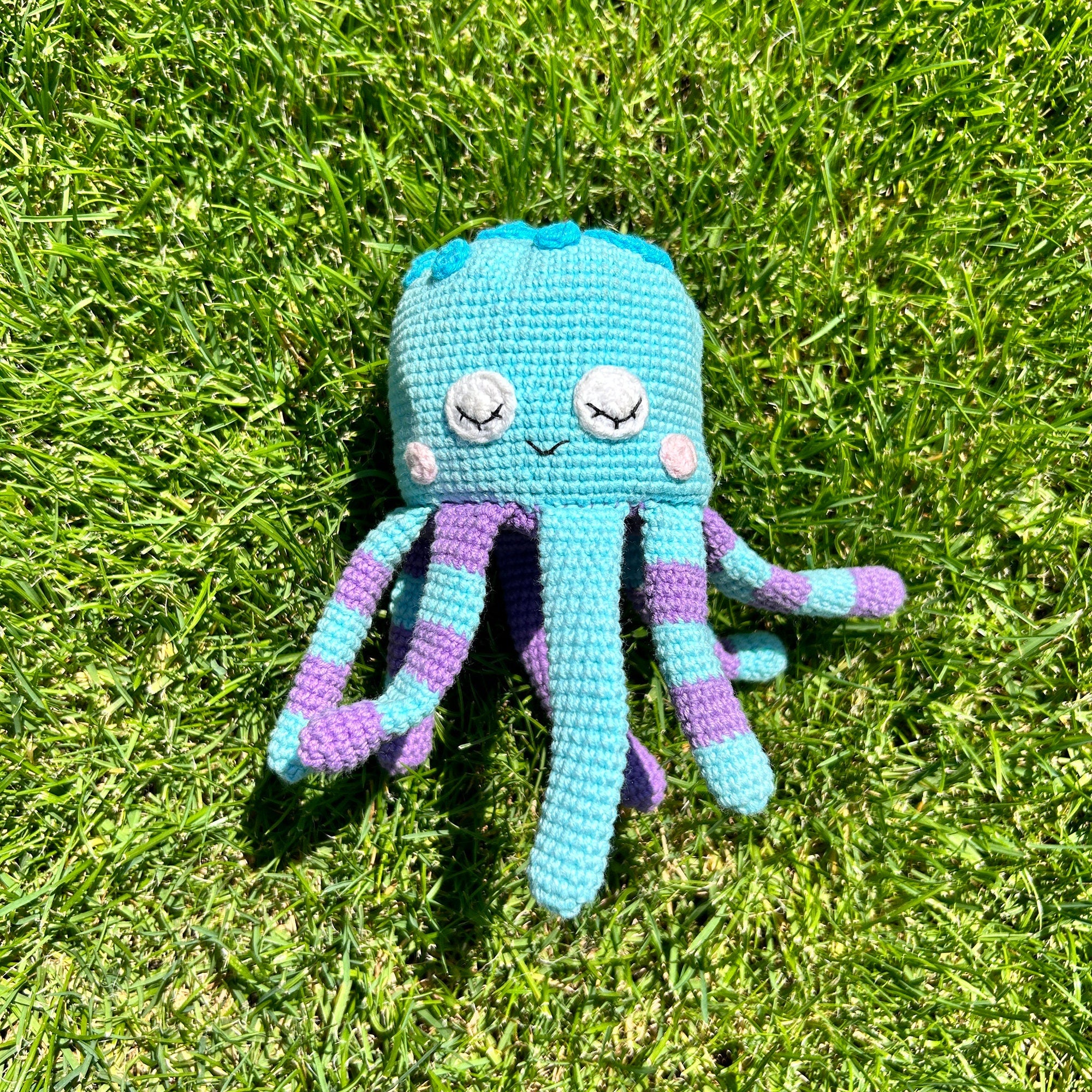 Crochet REVERSIBLE OCTOPUS Pattern, Amigugumi Octorus, Crochet Moody Toy, Octopus, Sea Creatures, Stuffed Toy, Under the Sea, PDF Pattern