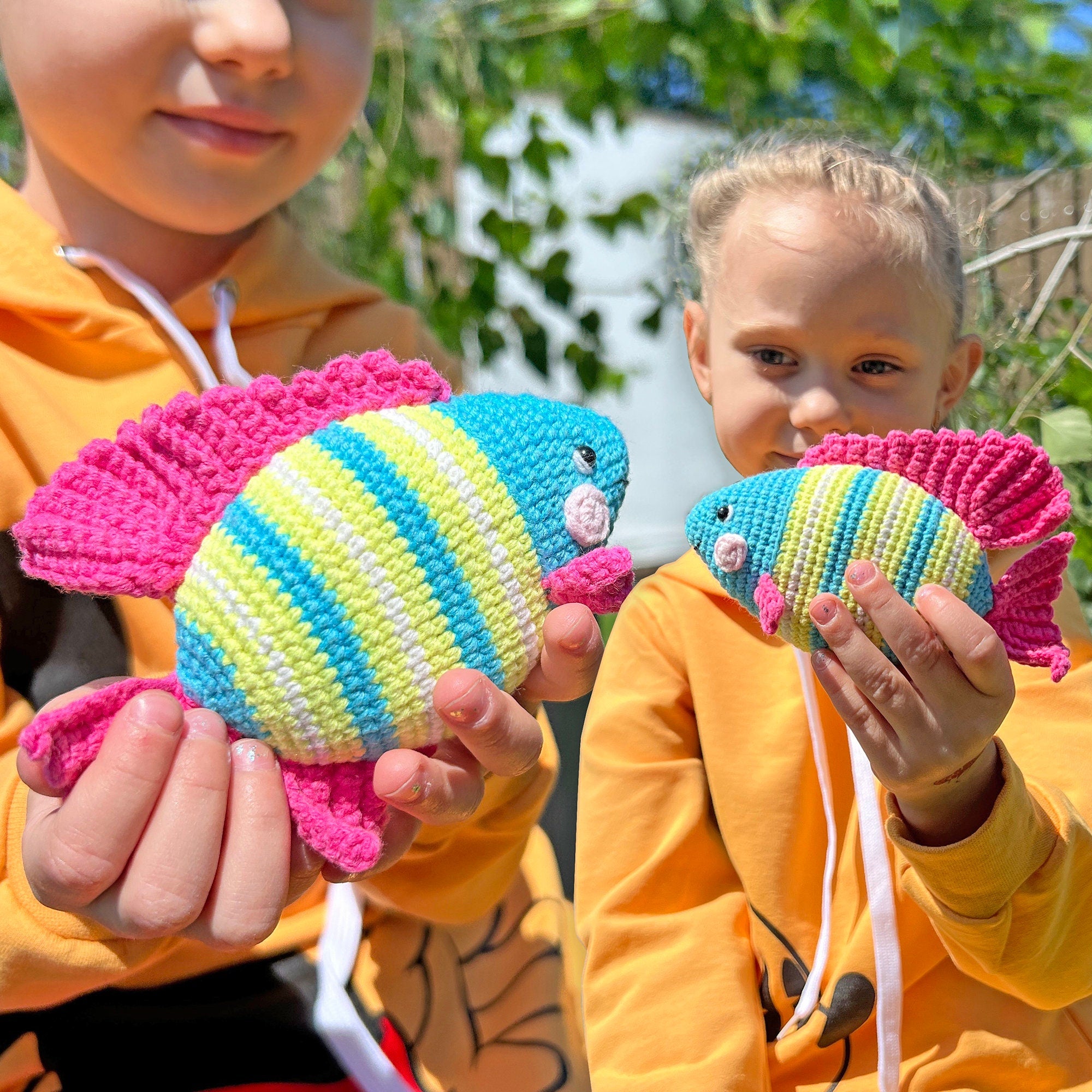 TROPICAL FISH Crochet Pattern, Amigurumi Pattern, Sea Creature, Crochet Stuffed Toy, Instant Download, Easy Crochet Pattern, Sea Pattern