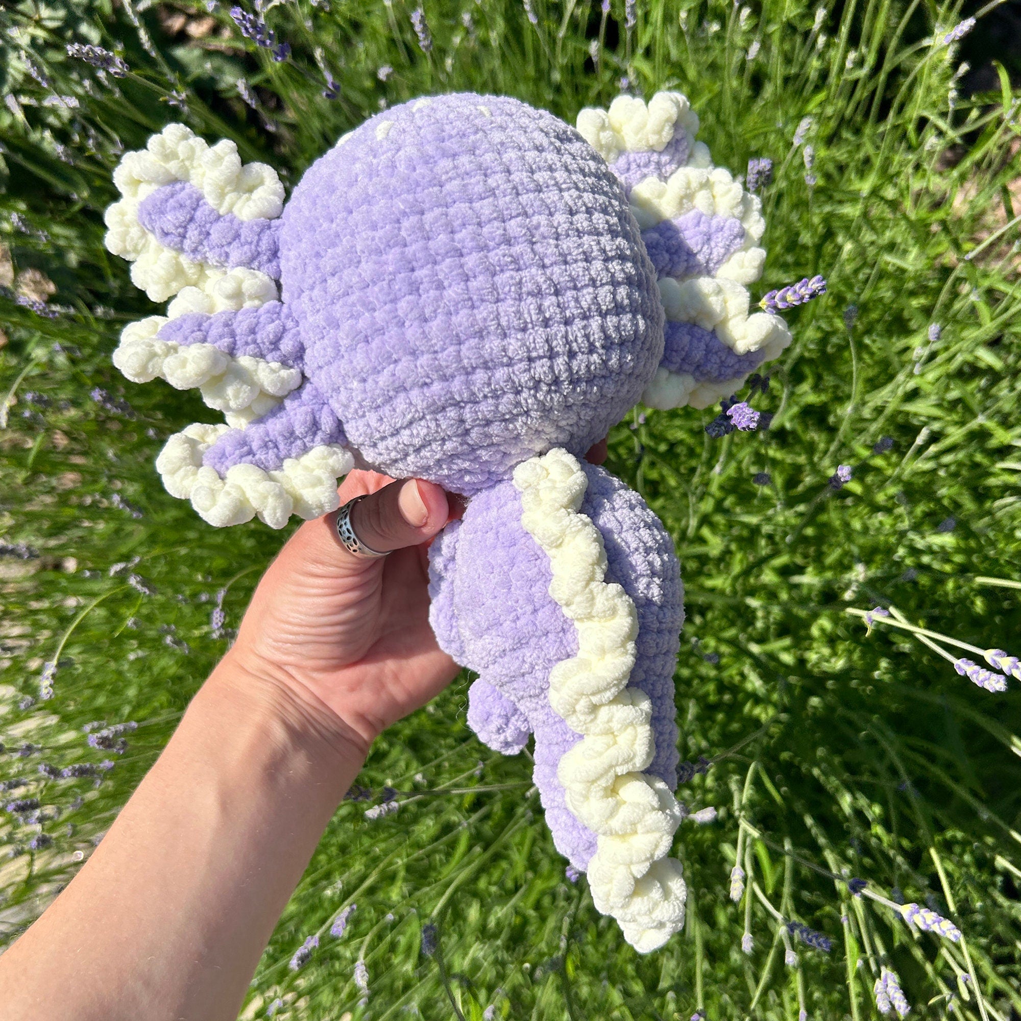 Crochet Pattern Cute Axolotl, Relaxolotl Digital Crochet Plushie Toy Pattern, Amigurumi Axolotl Pattern, Amigurumi Axolotl, PDF Pattern
