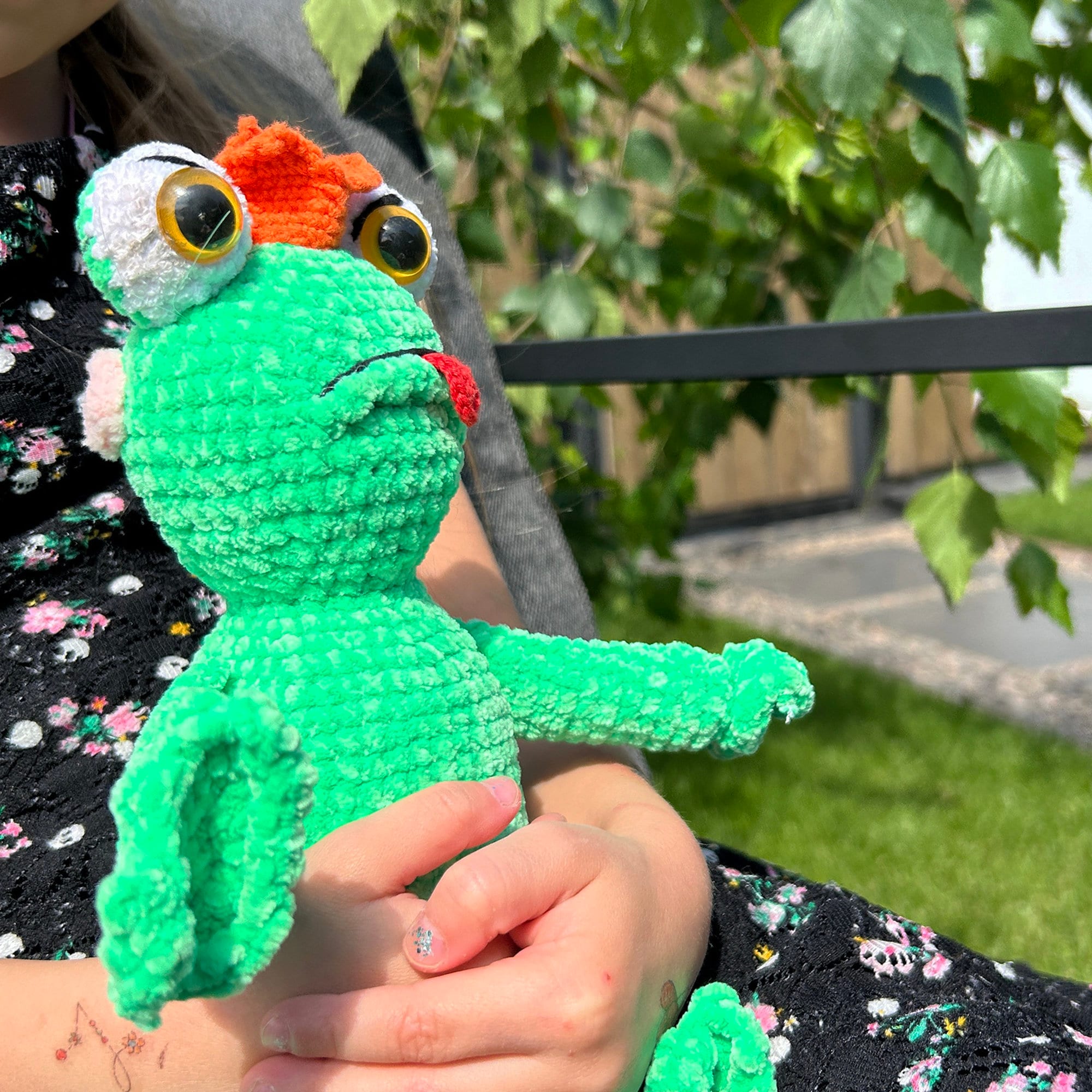 CROCHET FROG PATTERN, Amigurumi Frog Pattern, Fluffy Frog Crochet Pattern, Kawaii Amigurumi Pattern, Cute Frog, Animal Crochet, Pdf Pattern