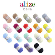 Alize Bella 100% COTTON YARN, Amigurumi Crochet Yarn, Hypoallergenic Yarn, Crochet, Knitting, Natural Summer Yarn, 1 Skein - Sunhat